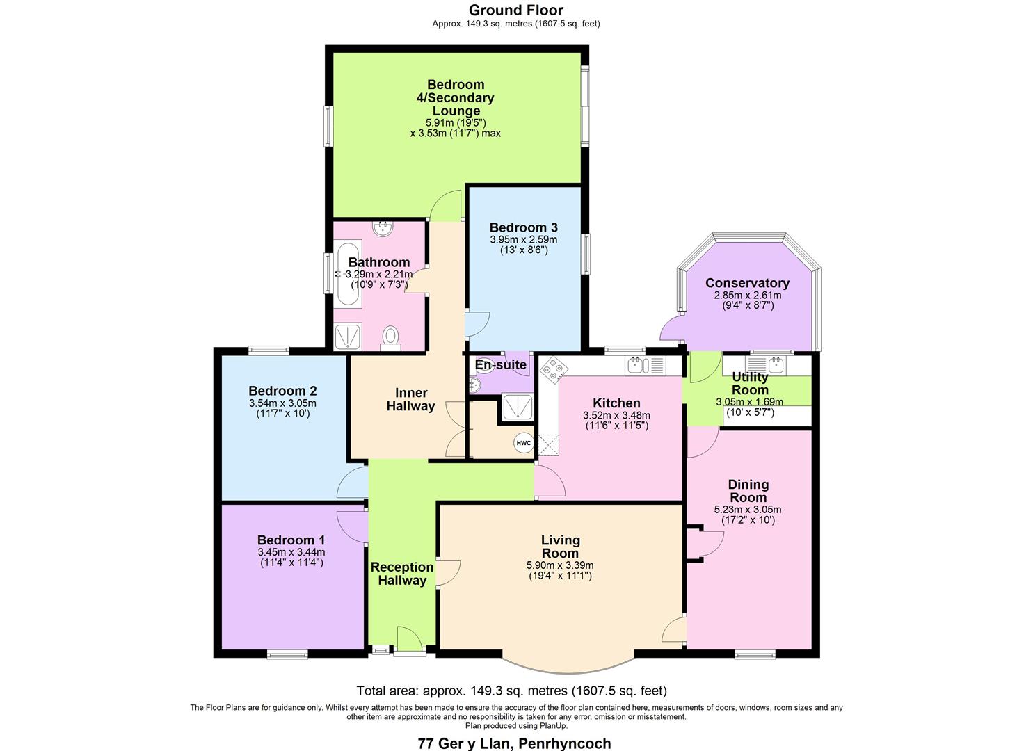77, Ger Y Llan, Aberystwyth floorplan