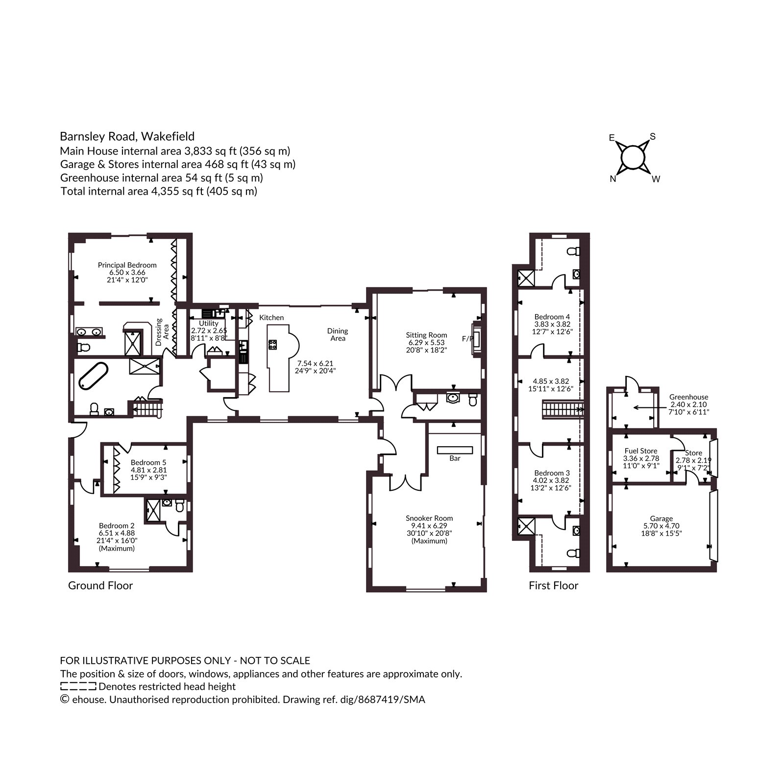 The Beeches, 697, Barnsley Road, Wakefield floorplan