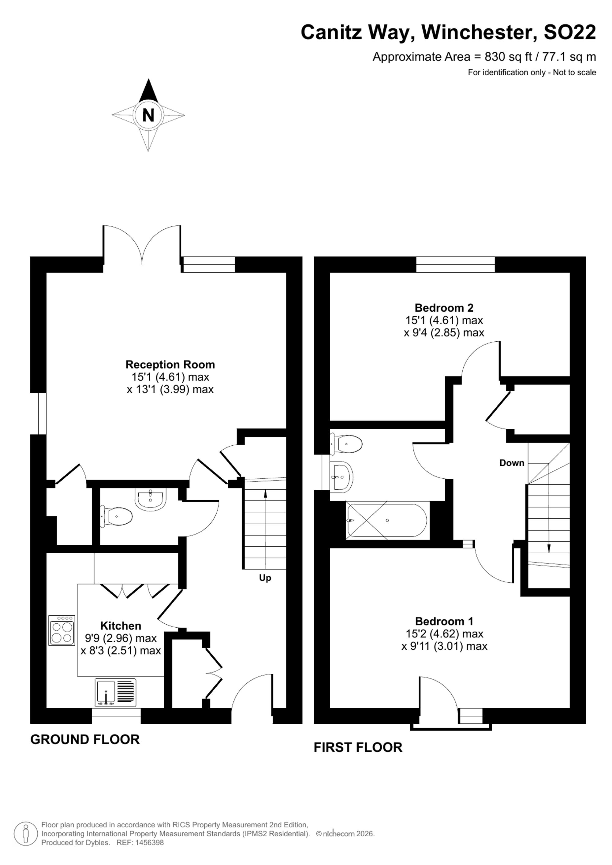 4a Canitz Way, Winchester floorplan