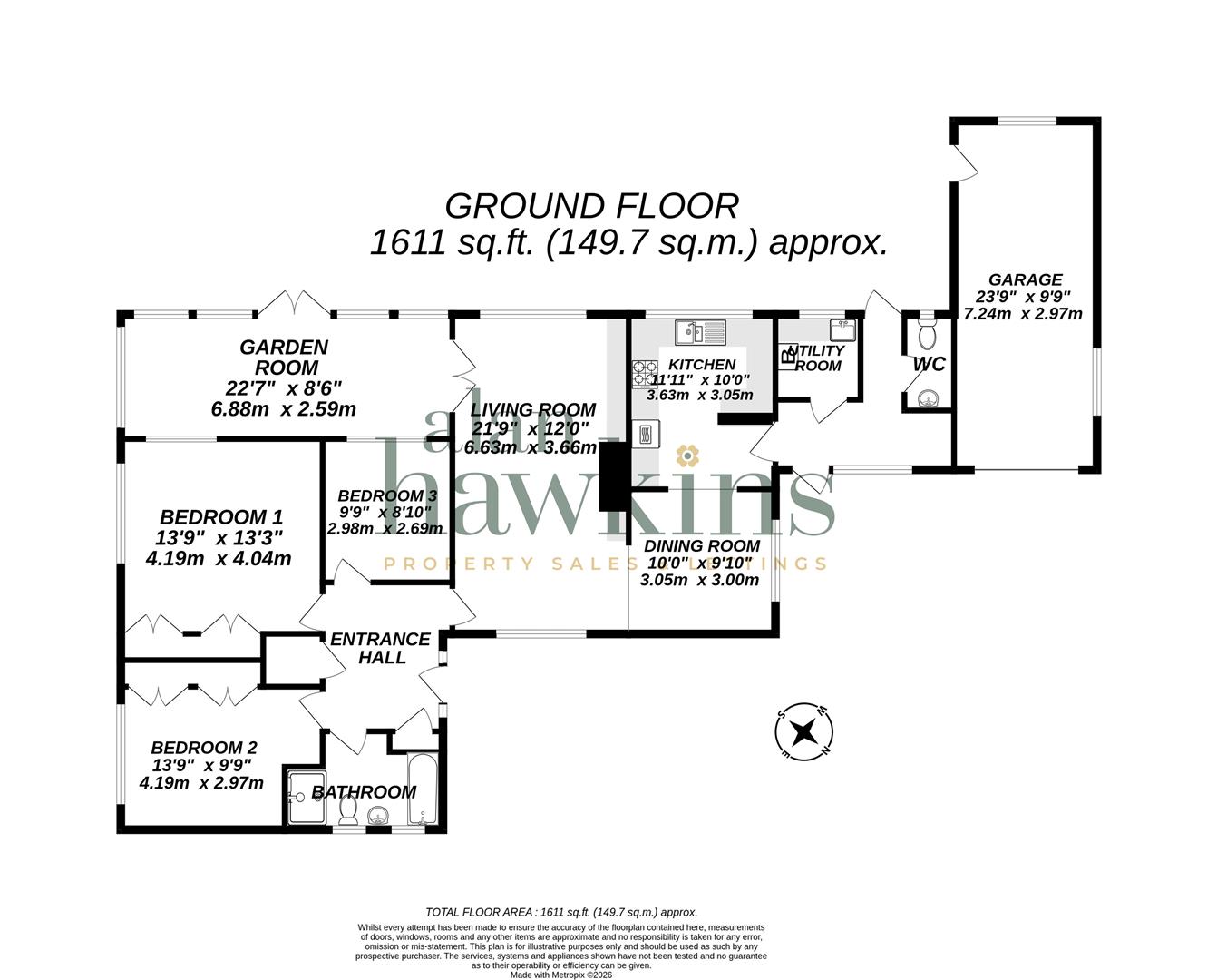 73, Chestnut Springs, Swindon floorplan
