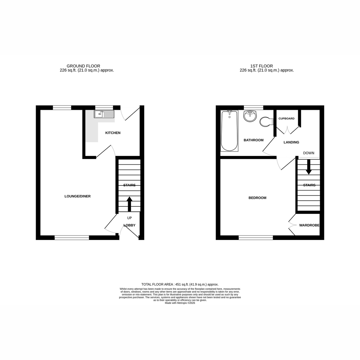 7, Cheviot Close, Oakham floorplan