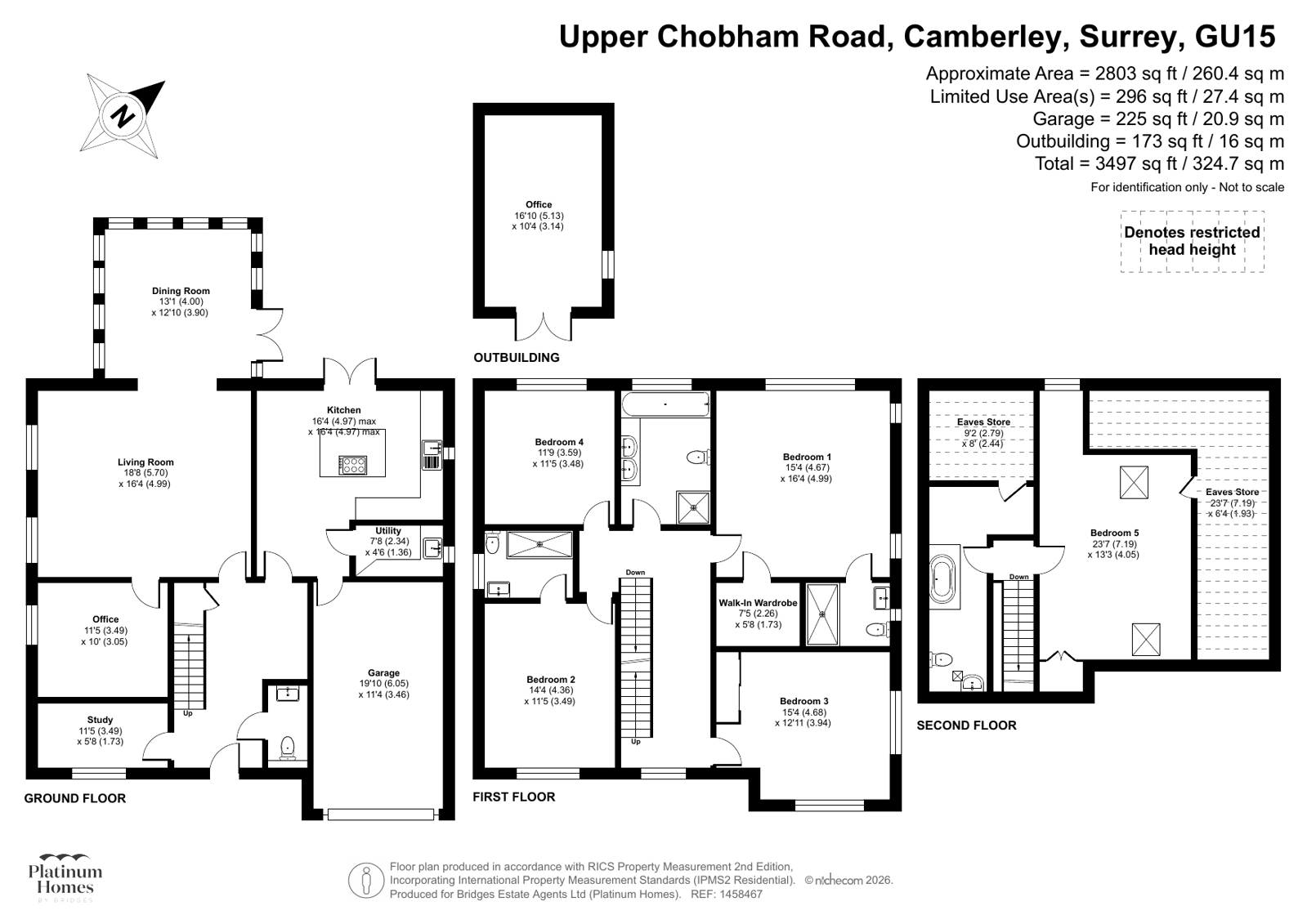 177A,, Upper Chobham Road, Surrey floorplan