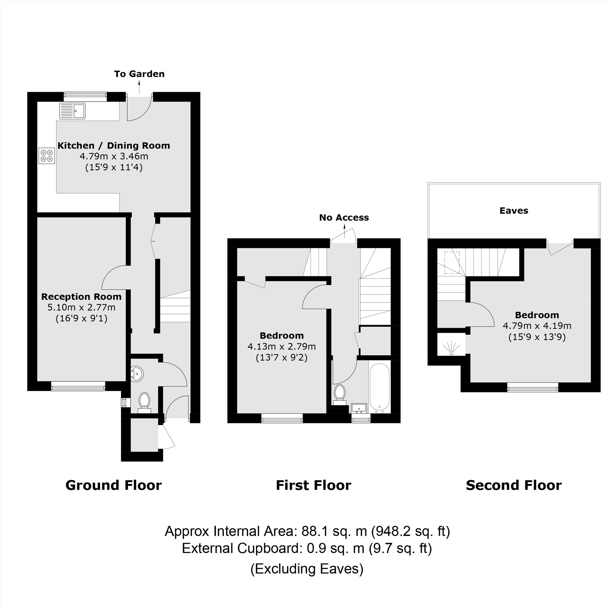 9, Cheeseman Close, Hampton floorplan