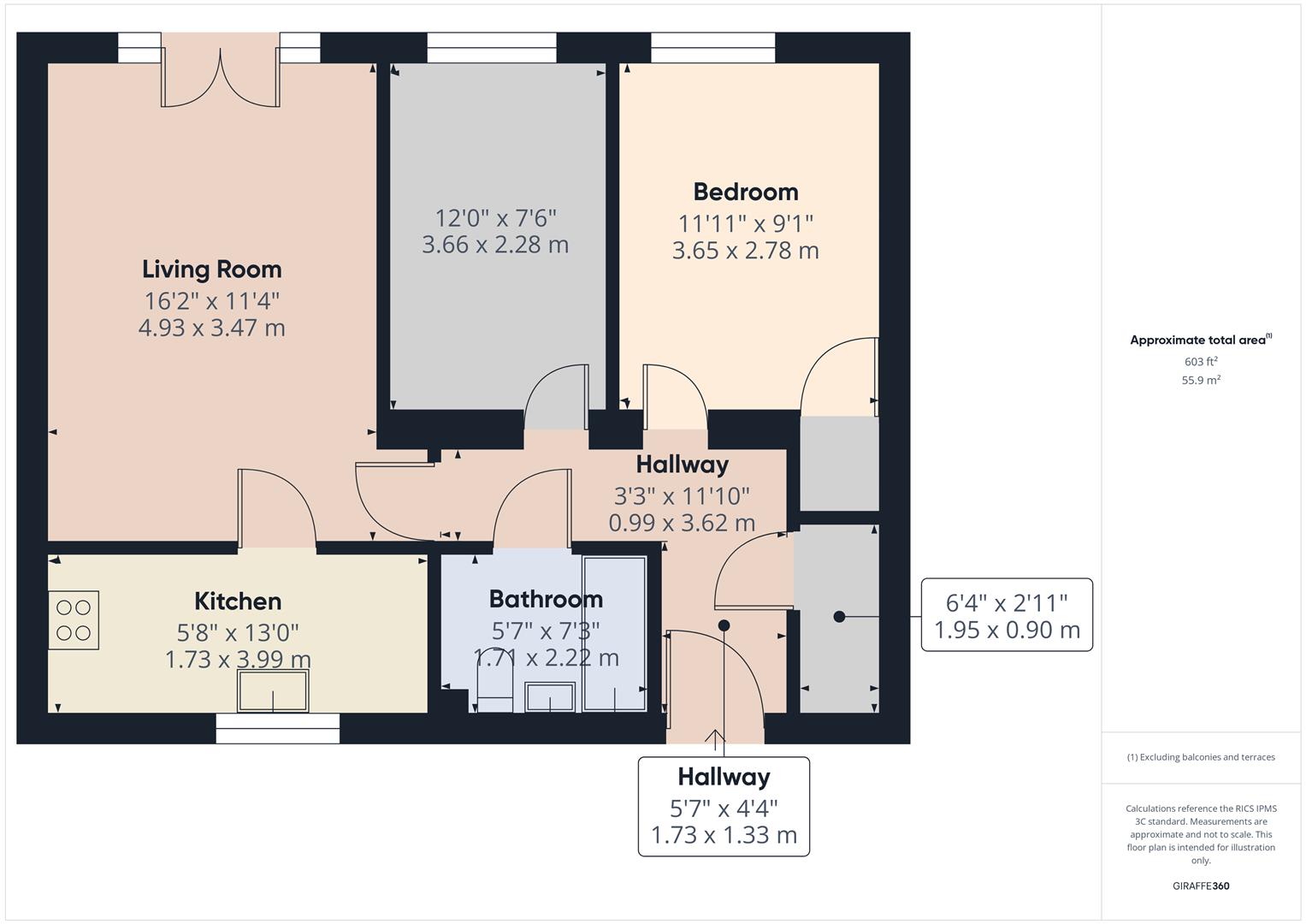 8, Fairfield Crescent, Great Ashby, Stevenage floorplan