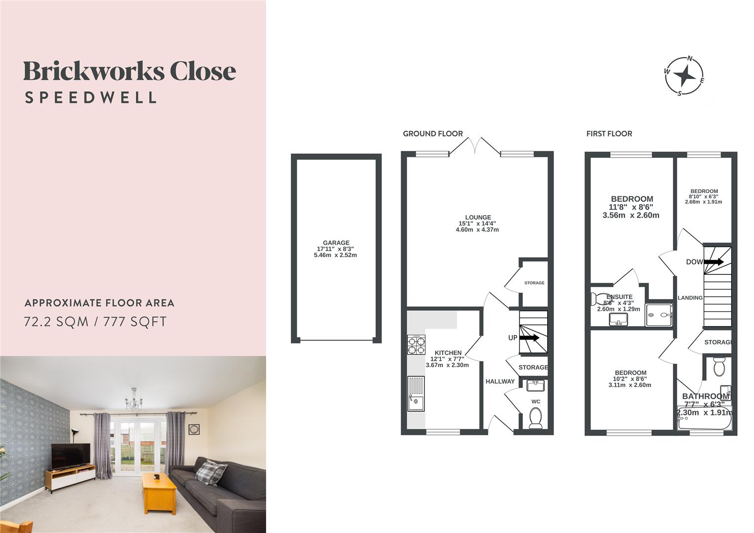 45, Brickworks Close, Bristol floorplan