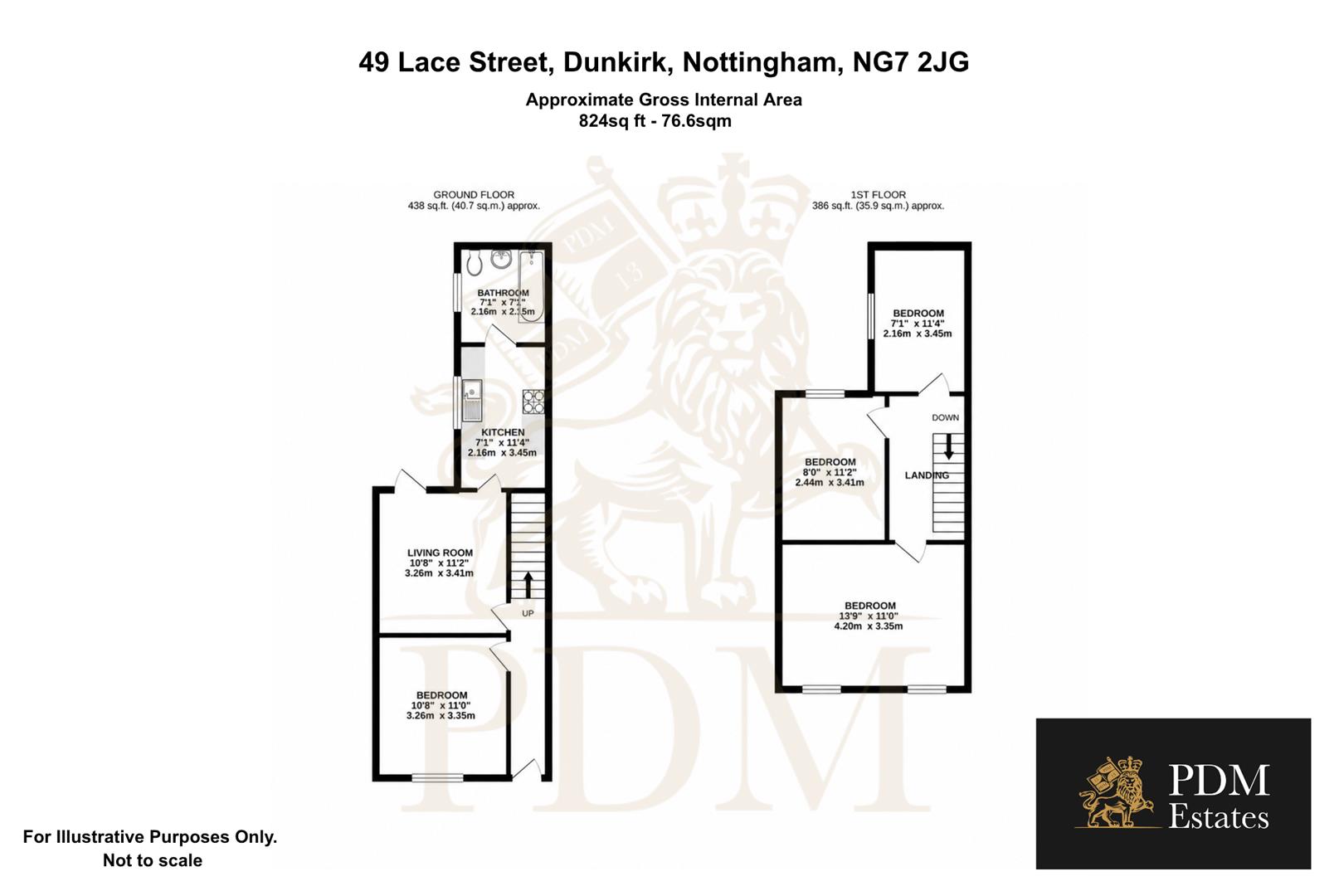 49, Lace Street, Nottingham floorplan