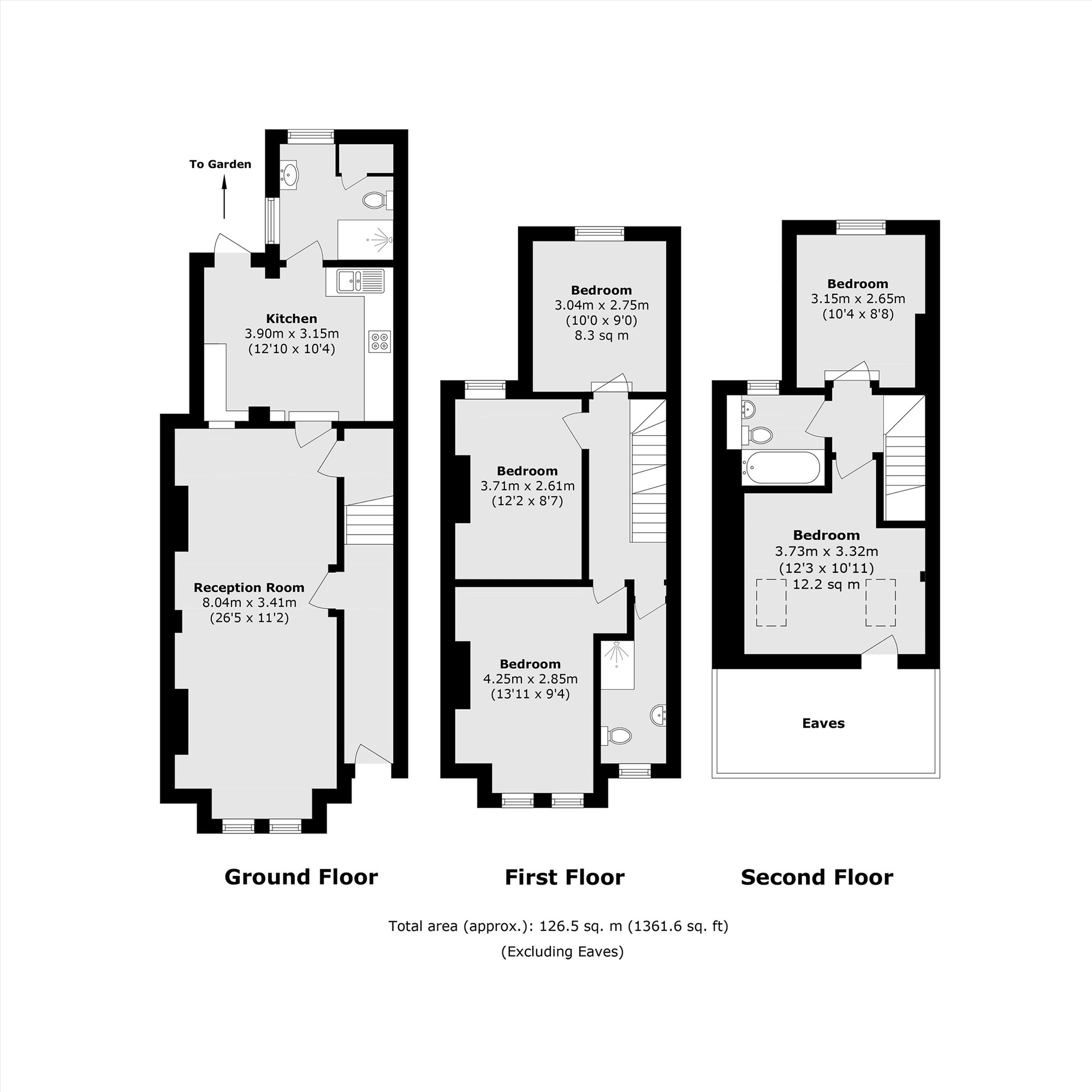 9, Revelon Road, London floorplan