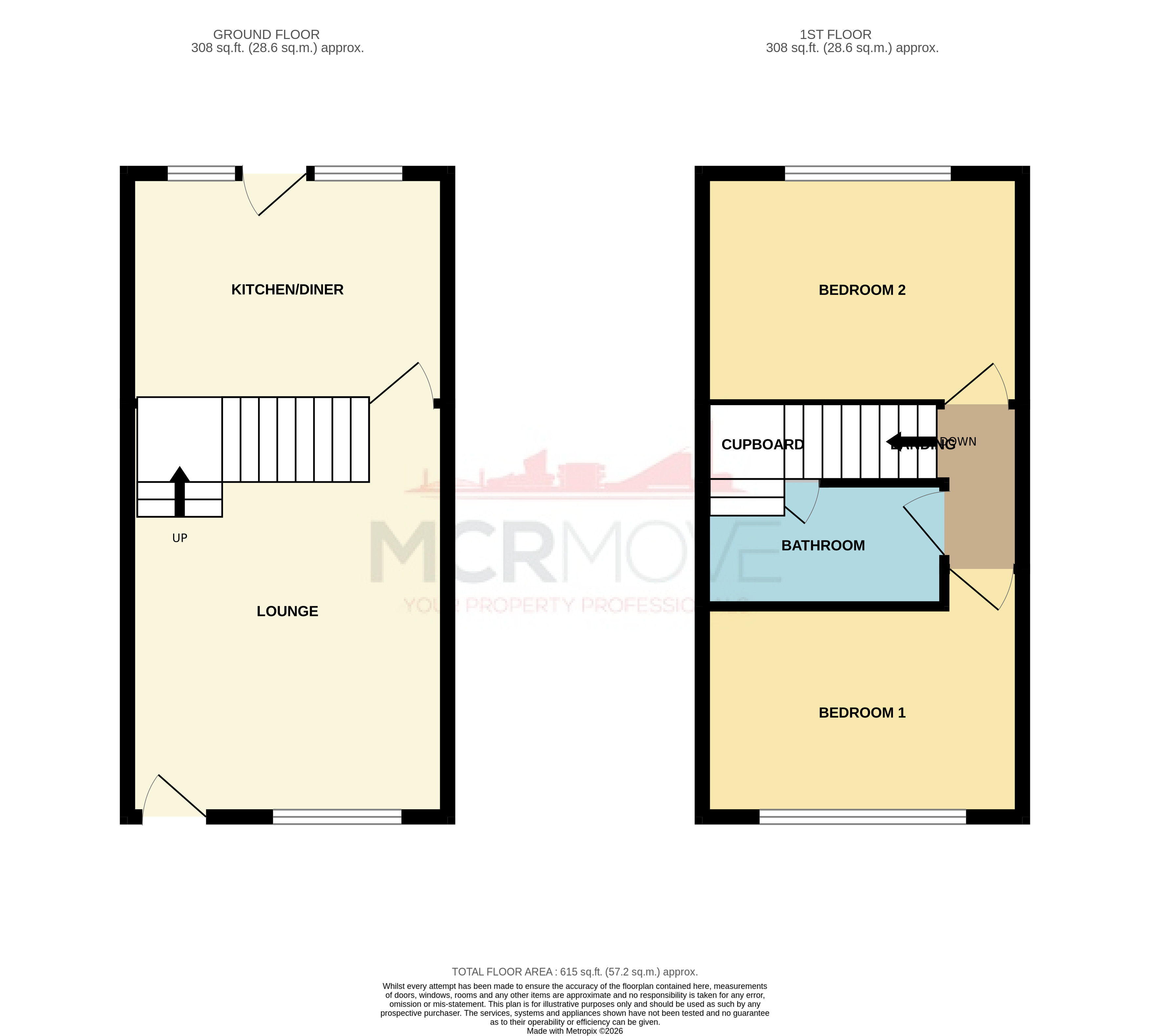 13, Turret Hall Drive, Warrington floorplan