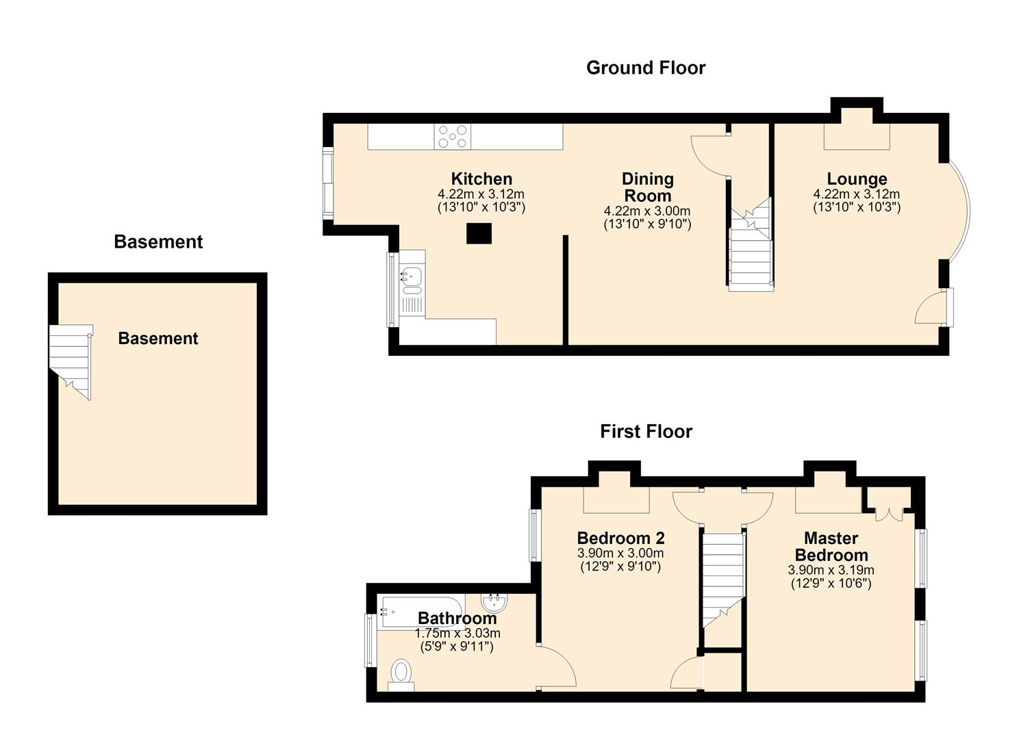 138, Trafalgar Street, Gillingham floorplan