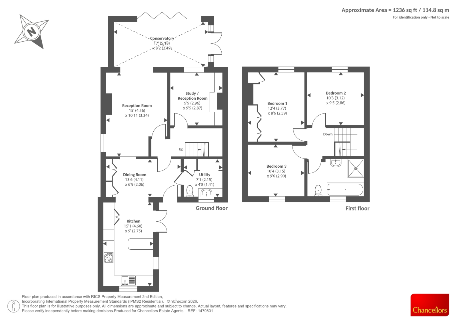 1, Station Villas, Cheltenham floorplan