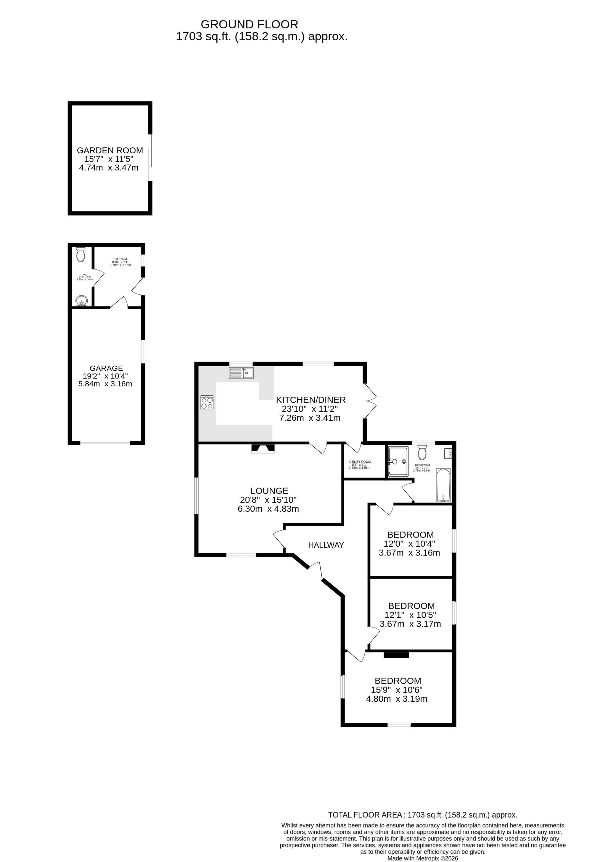 Sallan, New Road, Haverfordwest floorplan