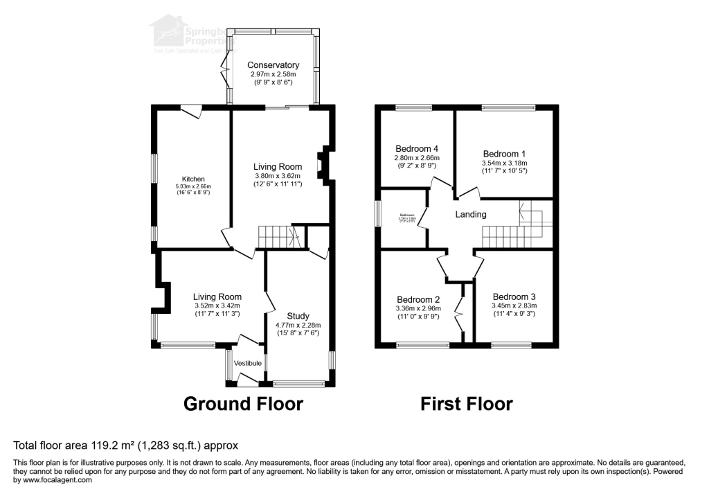 92, Hooton Road, Neston floorplan