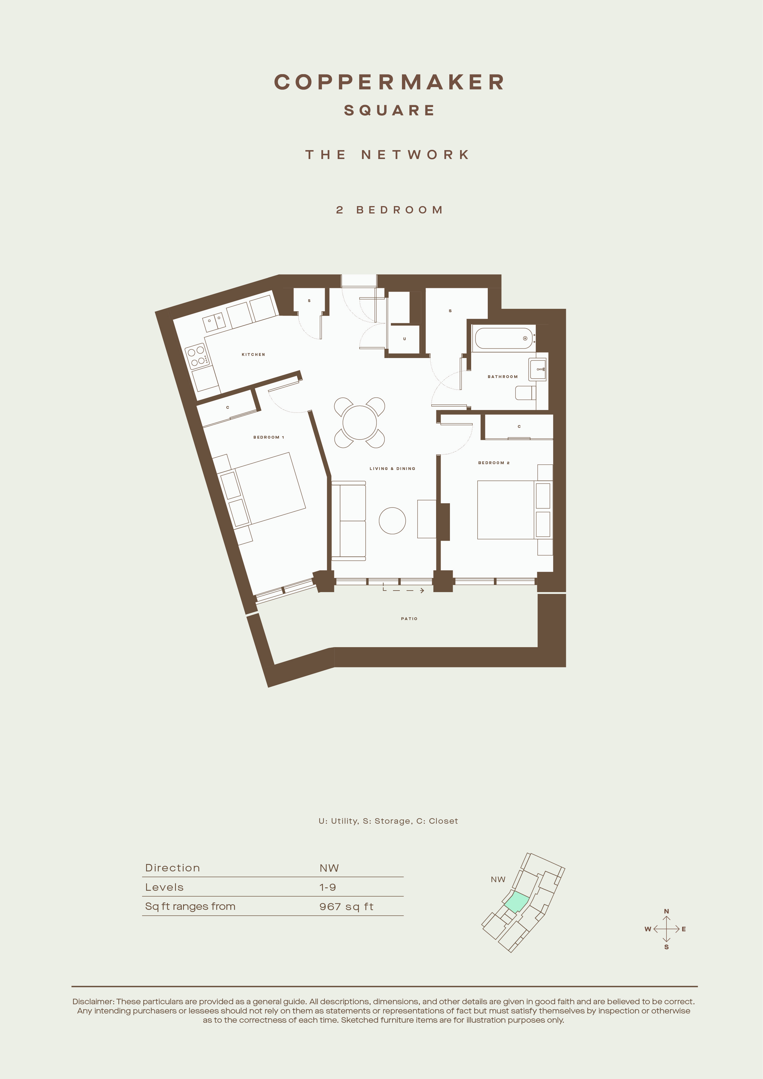 46, Coppermaker Square, Cherry Park Lane, Stratford floorplan