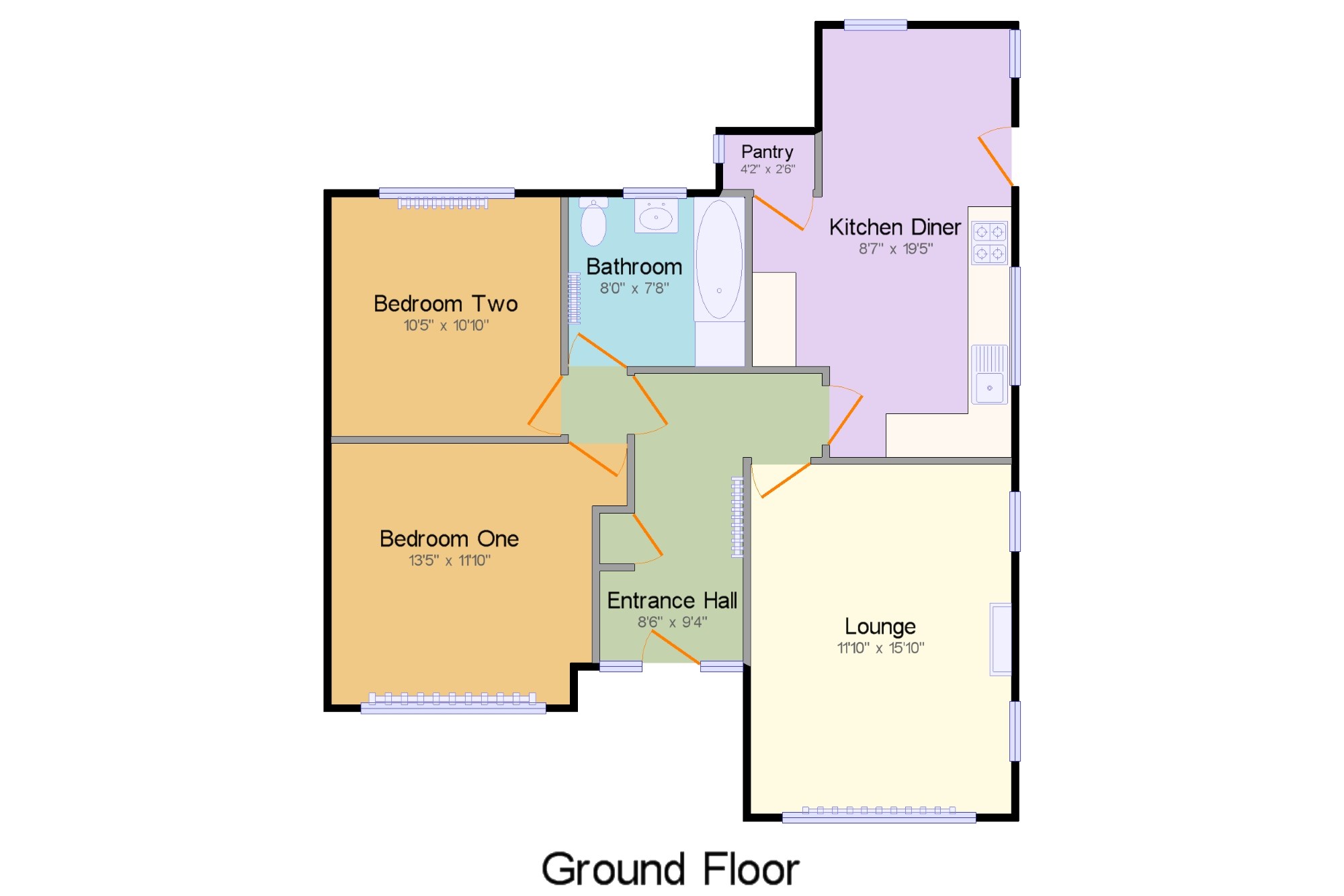 2 Bedrooms  for sale in Winder Lane, Forton, Preston, Lancashire PR3