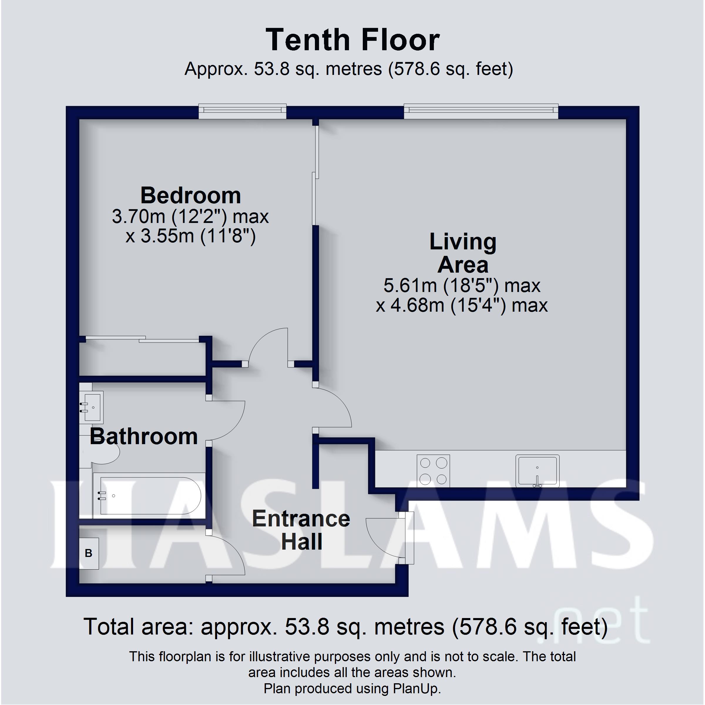 1 Bedrooms Flat to rent in Hermitage, Chatham Street, Reading RG1