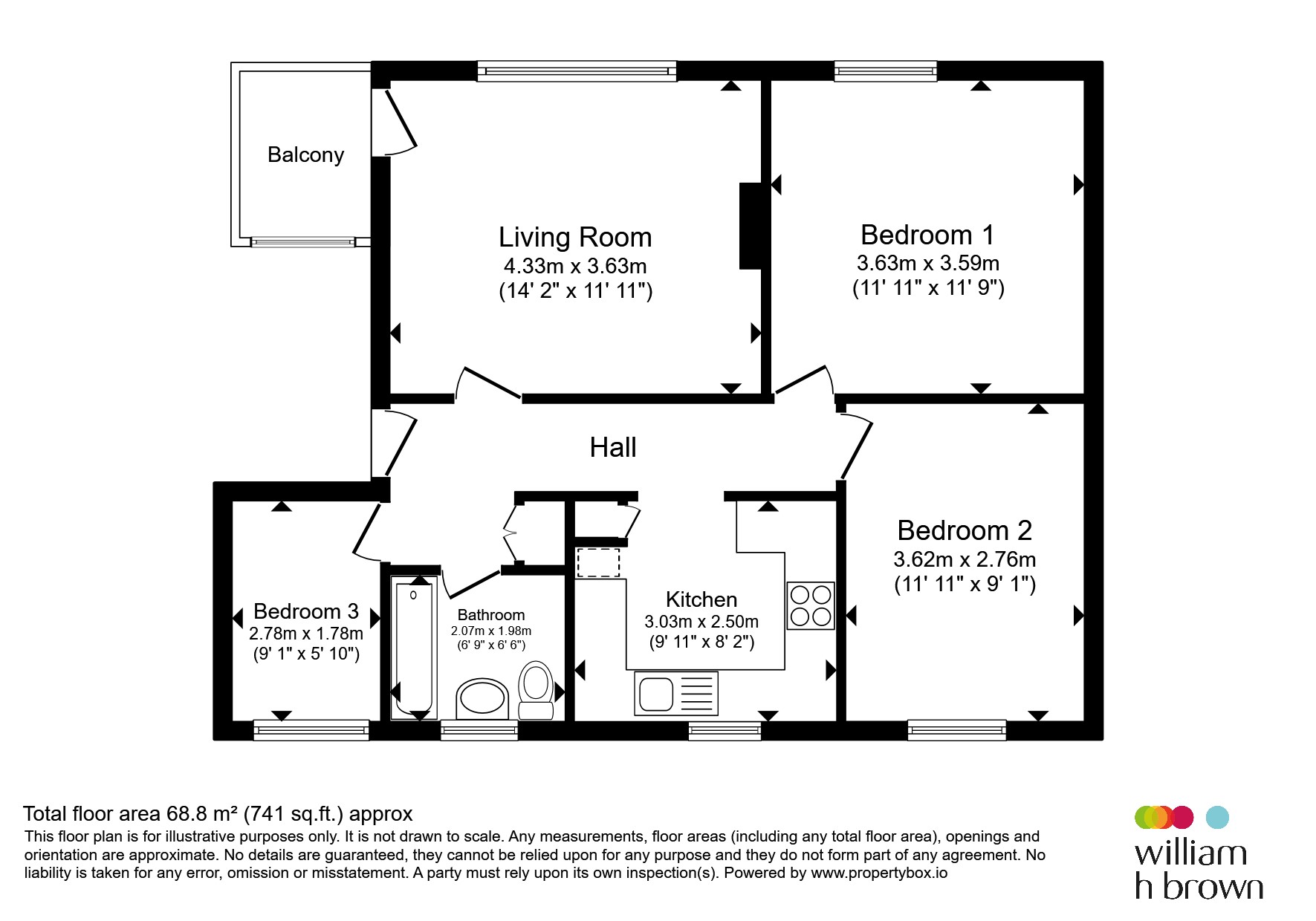 64, West Park Drive East, Leeds floorplan
