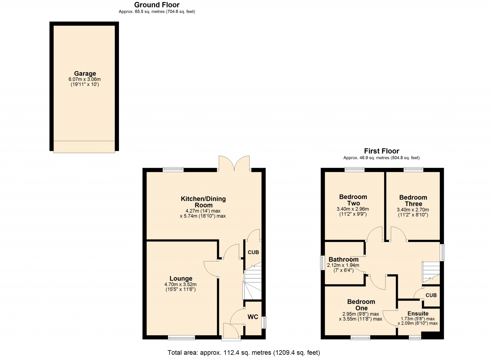 4 Claydon Way, Pamington, Tewkesbury floorplan