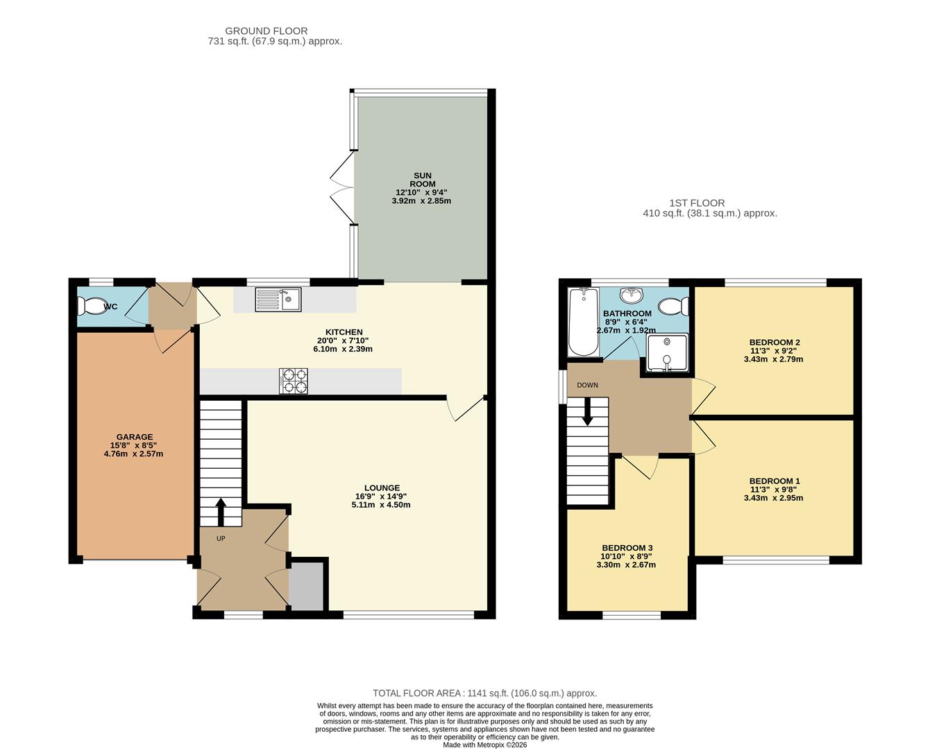 15, Barnes Green, Gainsborough floorplan