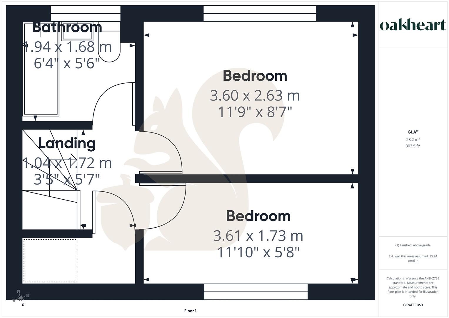 26, Chestnut Walk, Felsted floorplan