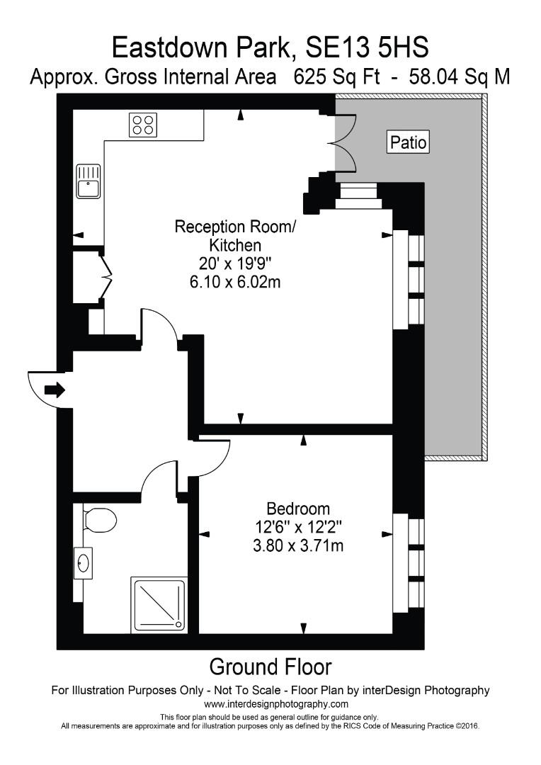 1, 34-40 Eastdown Park, London floorplan