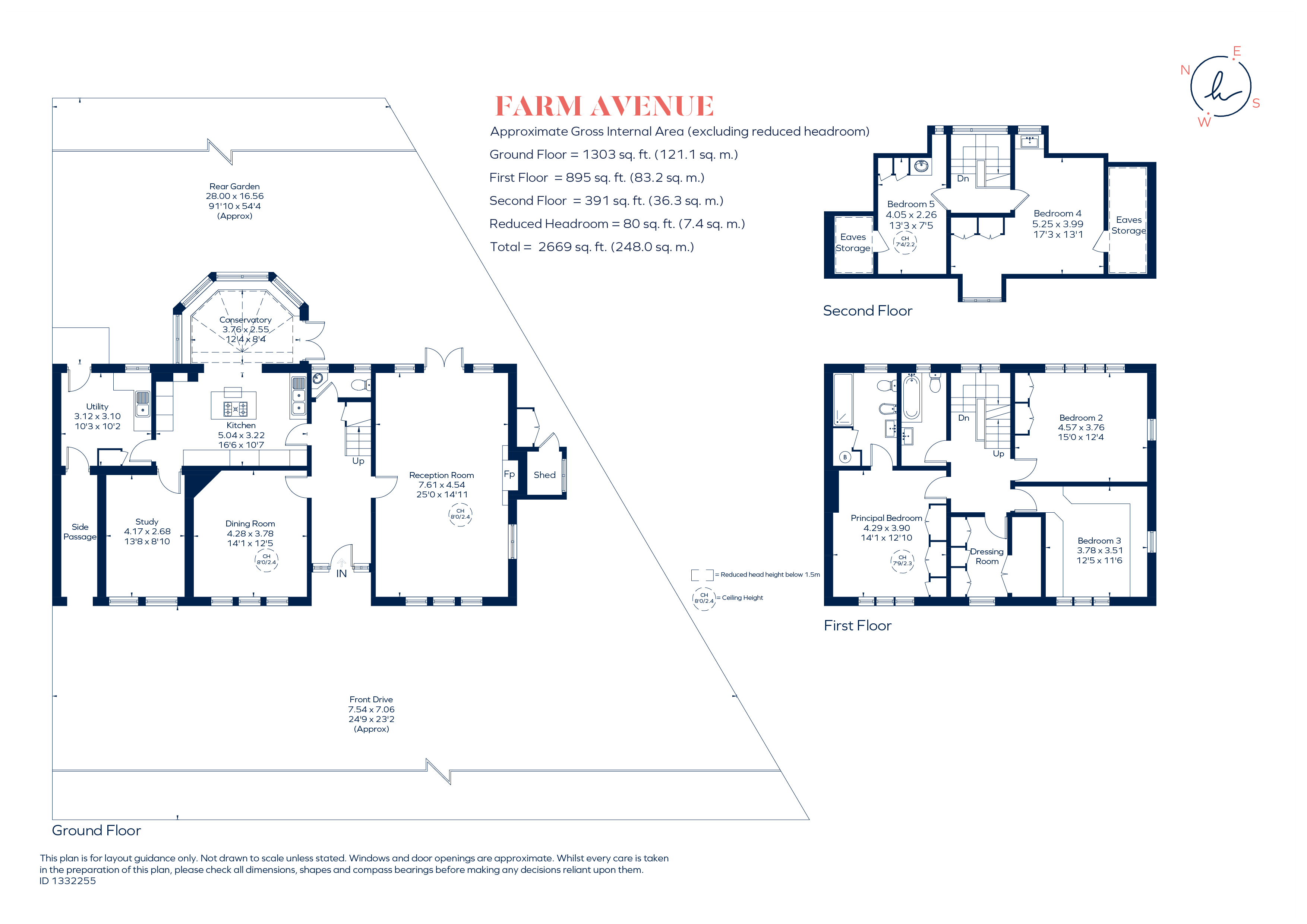 39, Farm Avenue, London floorplan