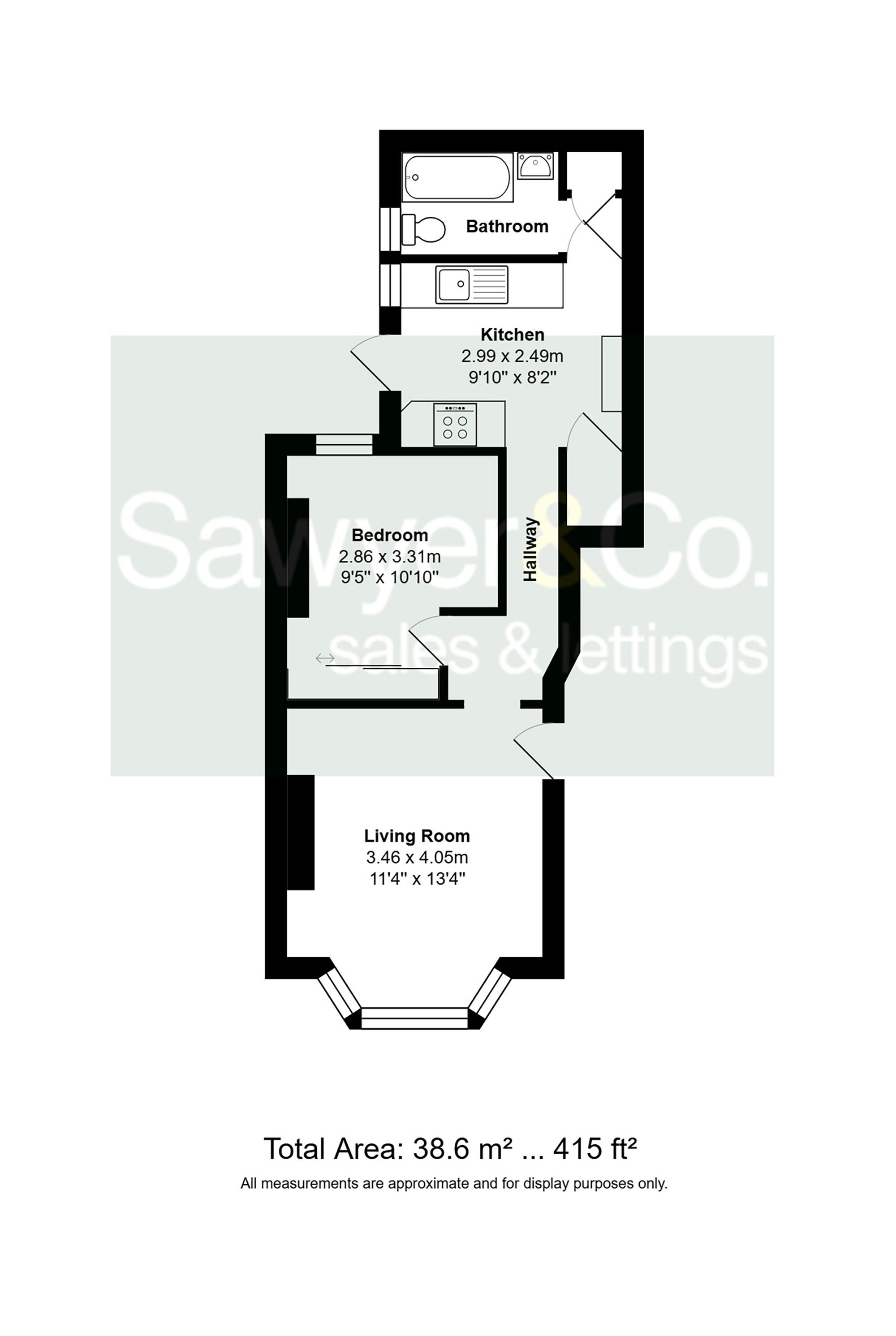 Ground Floor Flat, 18 Coleridge Street, Hove floorplan