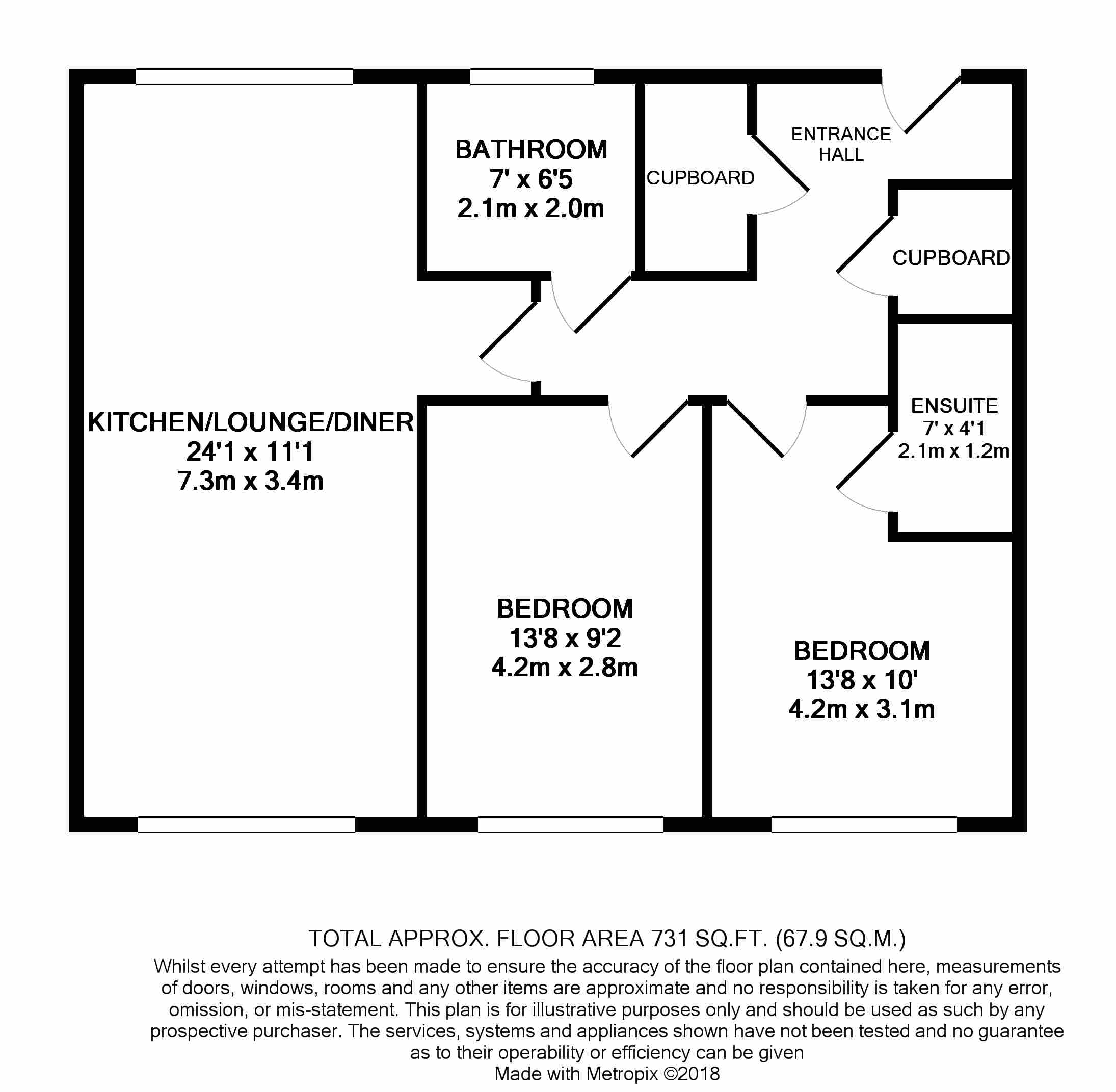 2 Bedrooms Flat for sale in Limeburners Drive, Halling, Rochester ME2