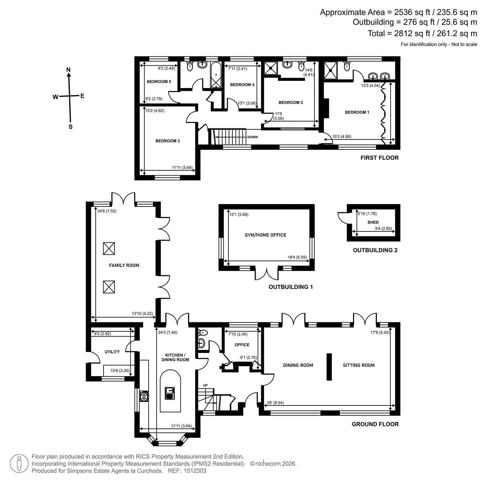 Summerleaze, 7, Littleworth Road, Esher floorplan