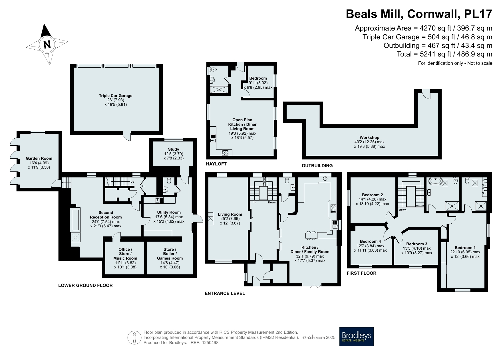 Riverside House,, Beals Mill, Cornwall floorplan