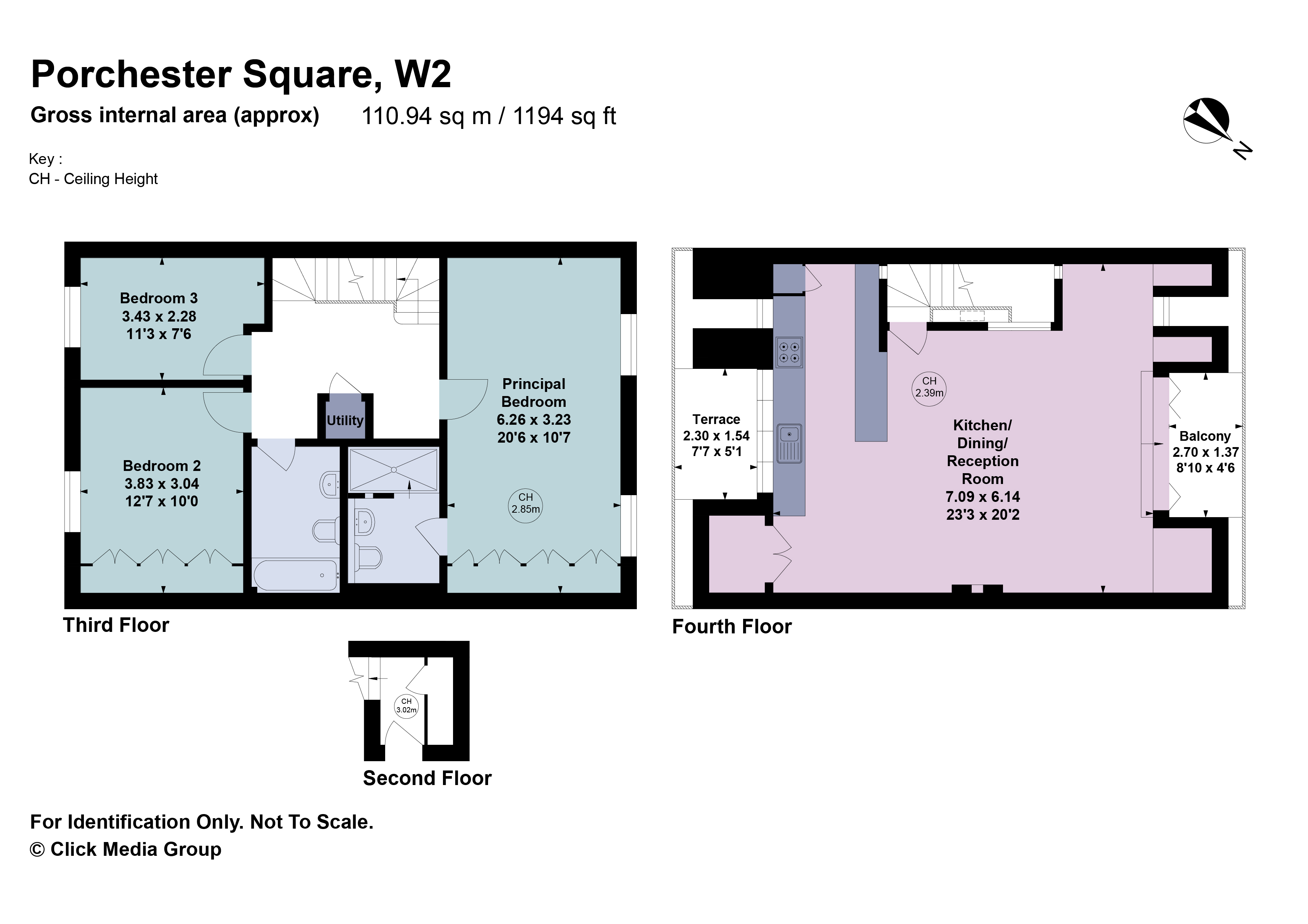 12E, Porchester Square, London floorplan