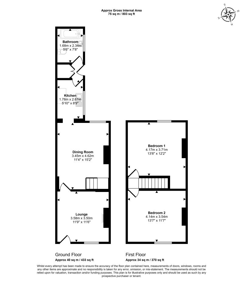 Seaford Street, Stoke-on-Trent floorplan