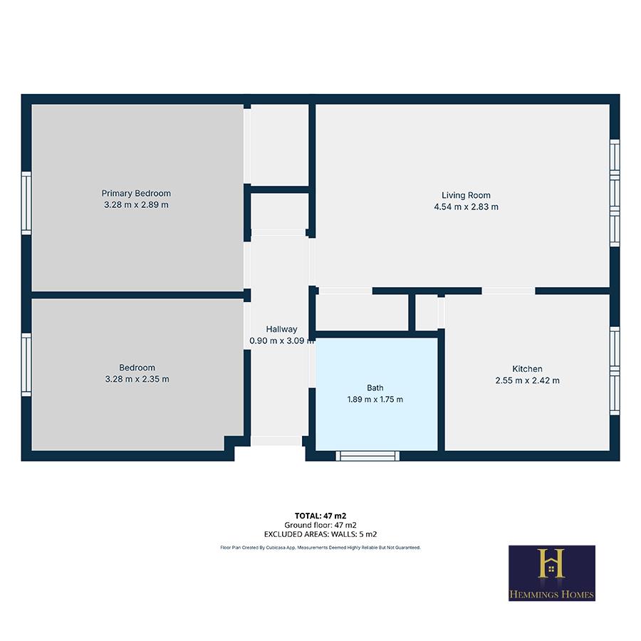 1, Potts Way, Motherwell floorplan
