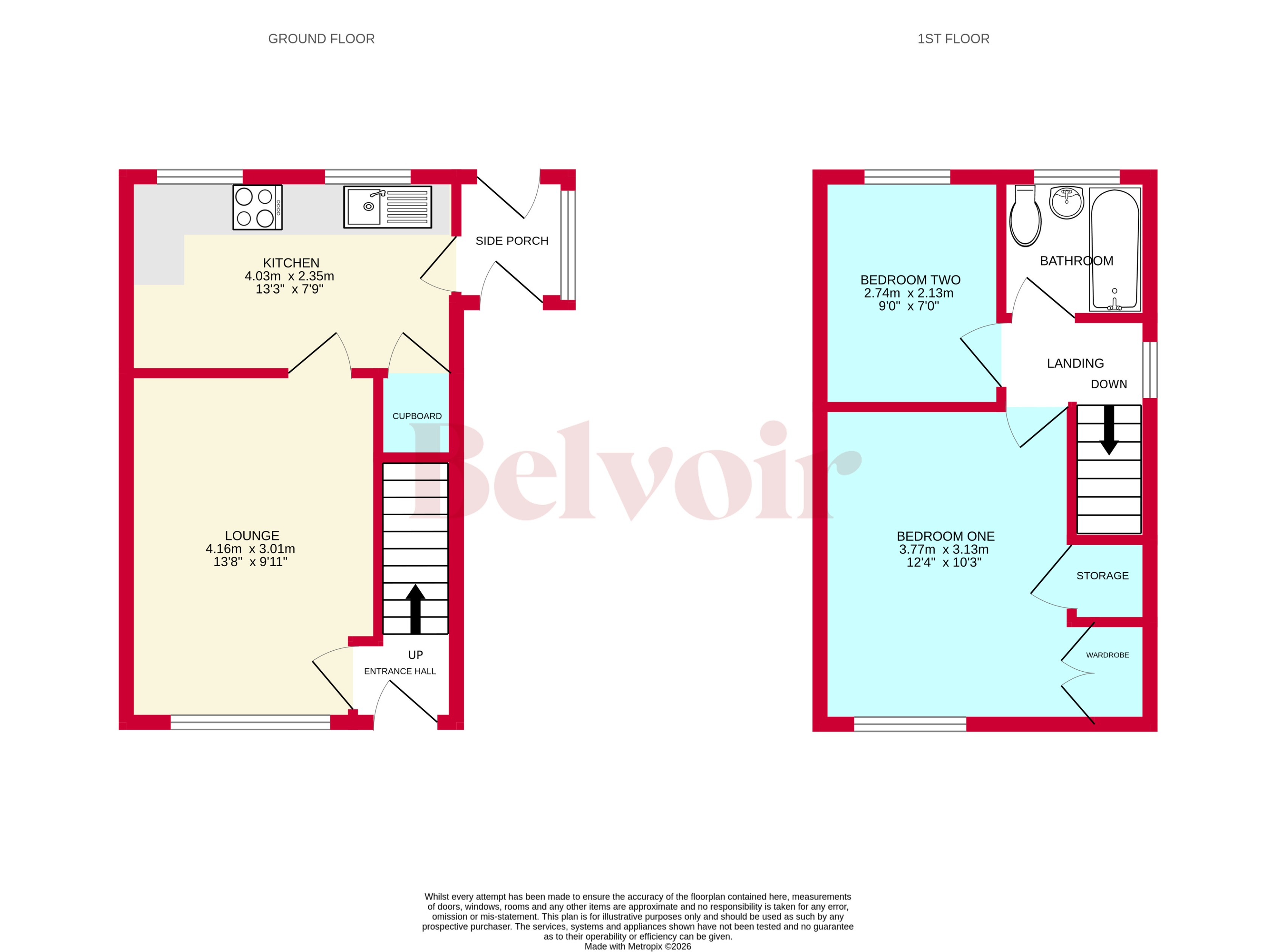 34, Ansty Drive, Cannock floorplan
