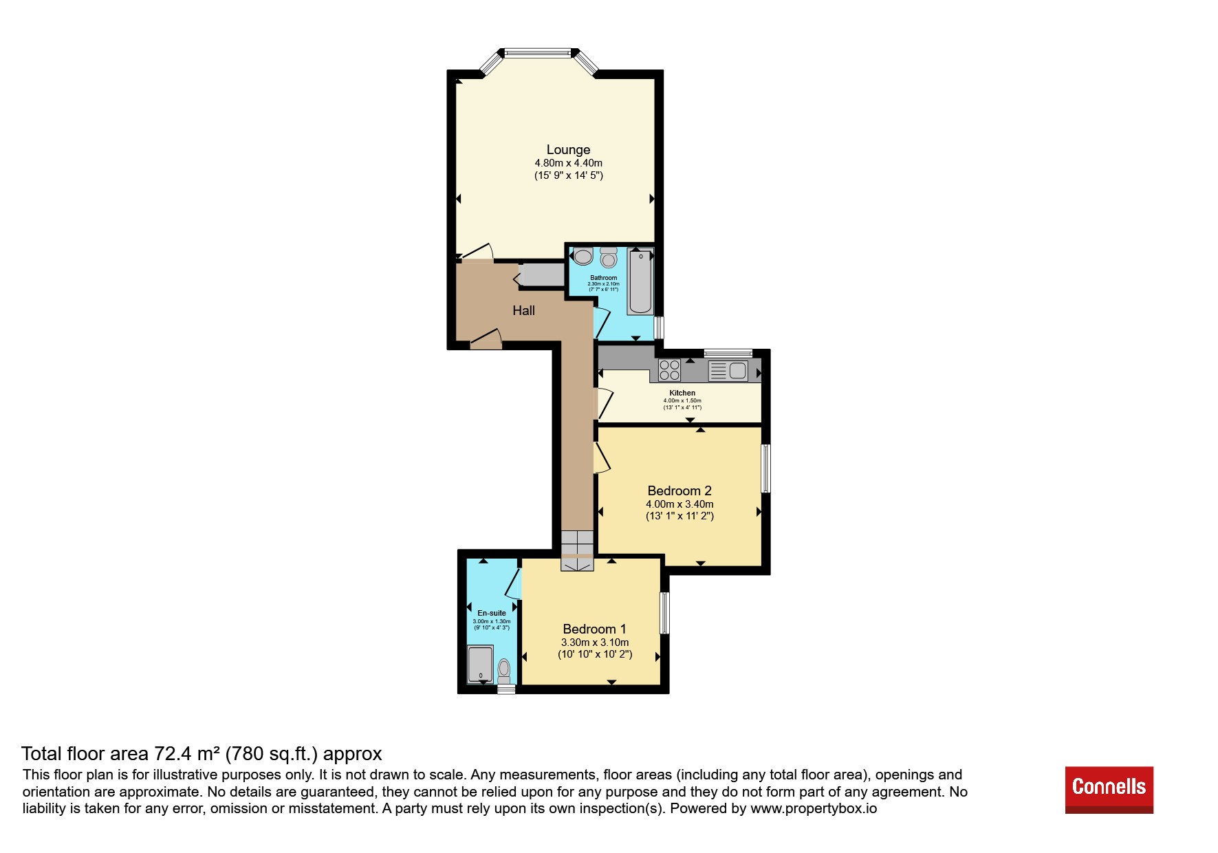F9, Marlborough House, 2-4, Thurlow Road, Torquay floorplan