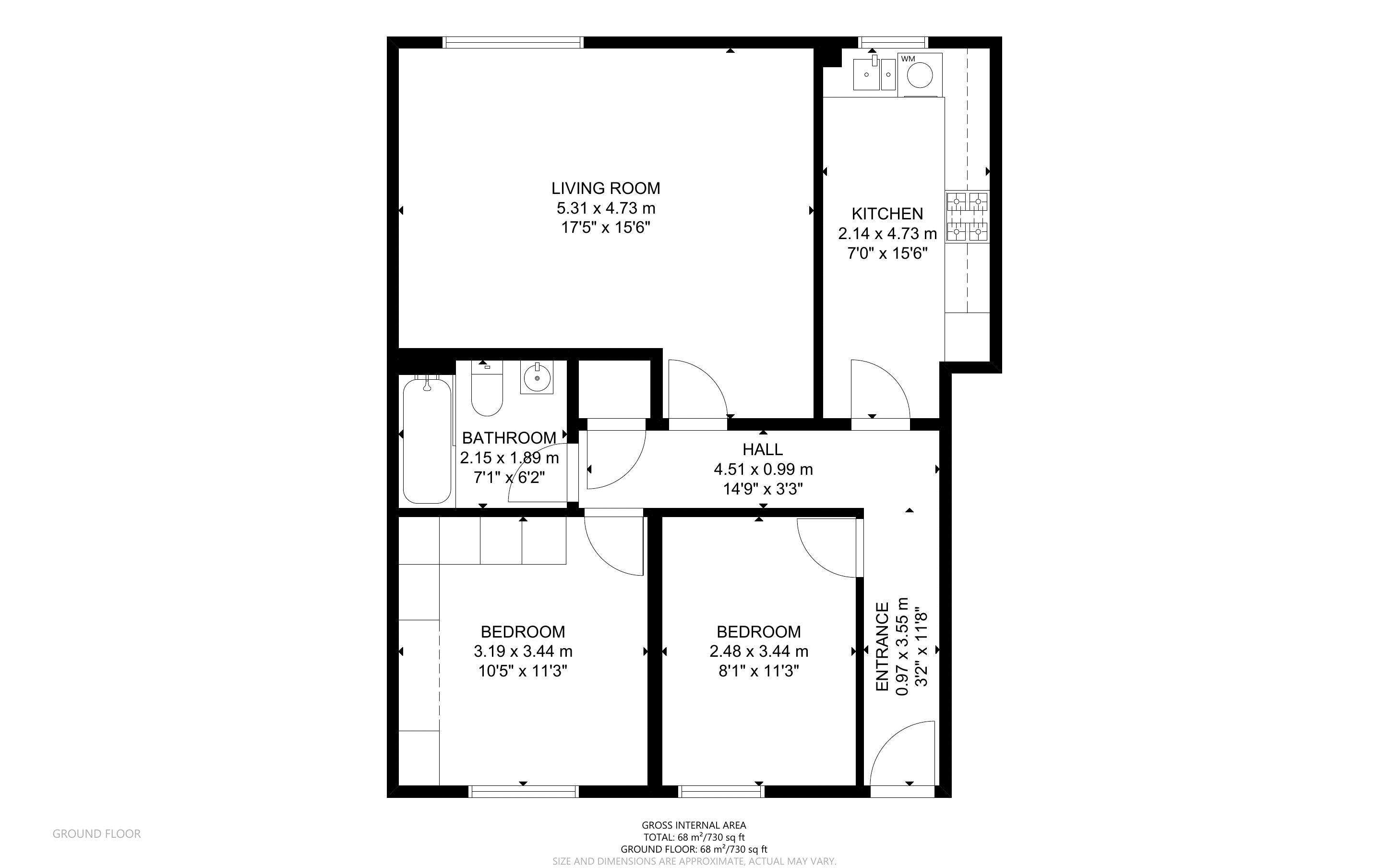 Parchment Street, Chichester, West Sussex PO19, 2 bedroom flat for sale