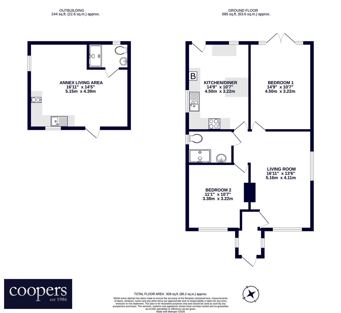 32, Whiteheart Avenue, Hillingdon floorplan