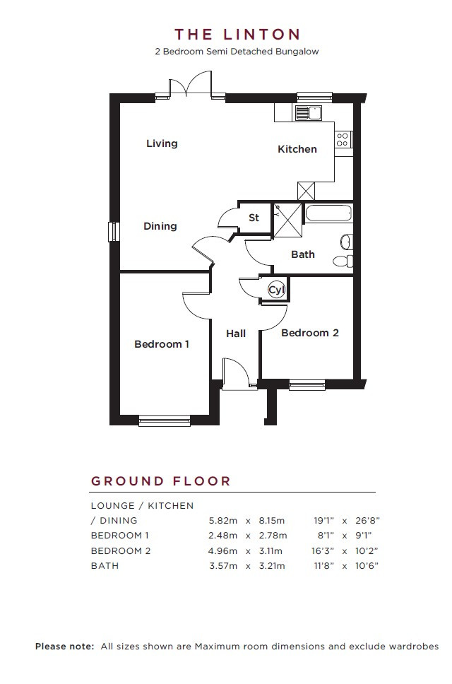 Plot 20 The Linton, Highbury Meadows,, Copp Lane, Preston floorplan