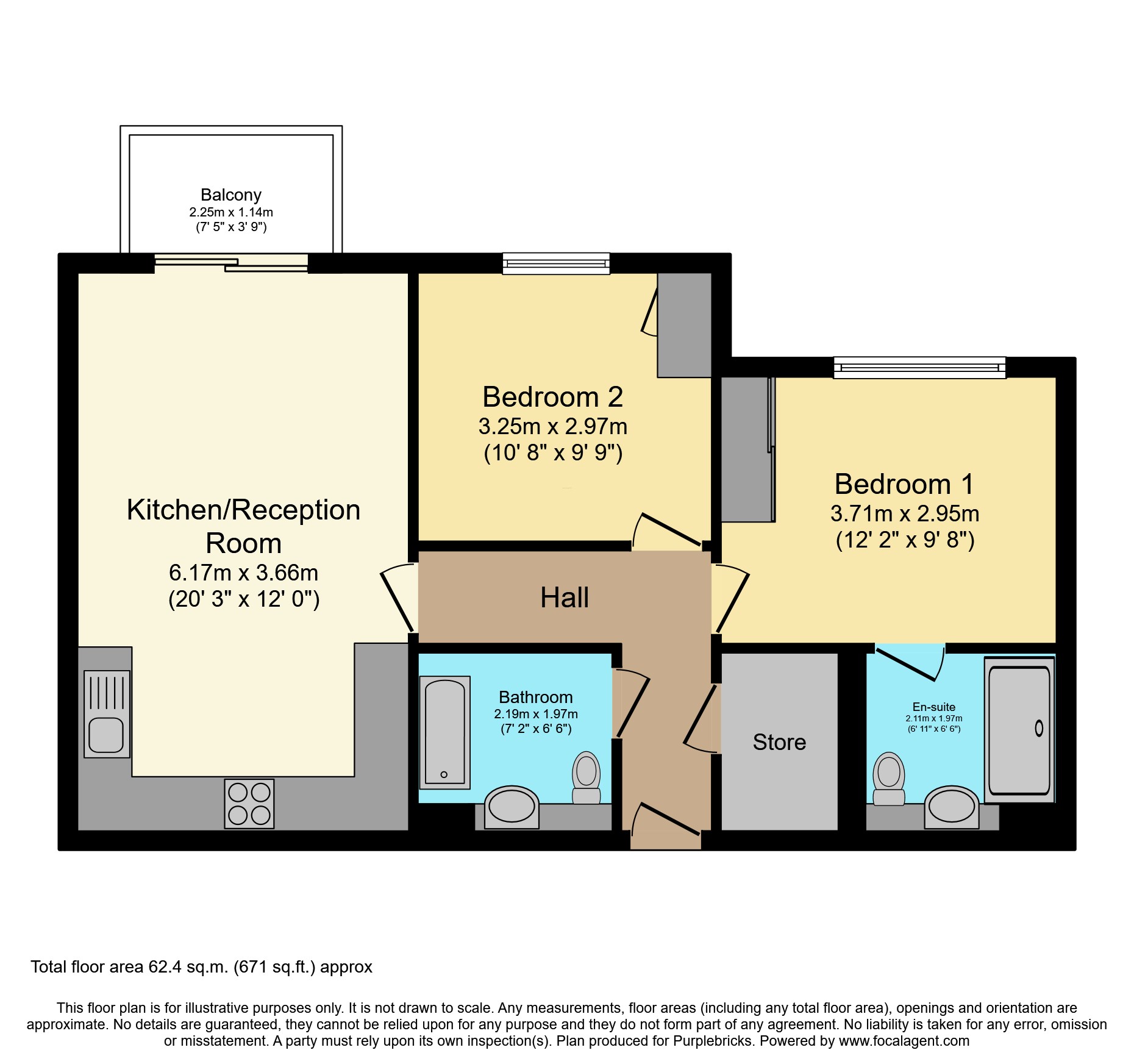 43, Creek Mill Way, Dartford floorplan