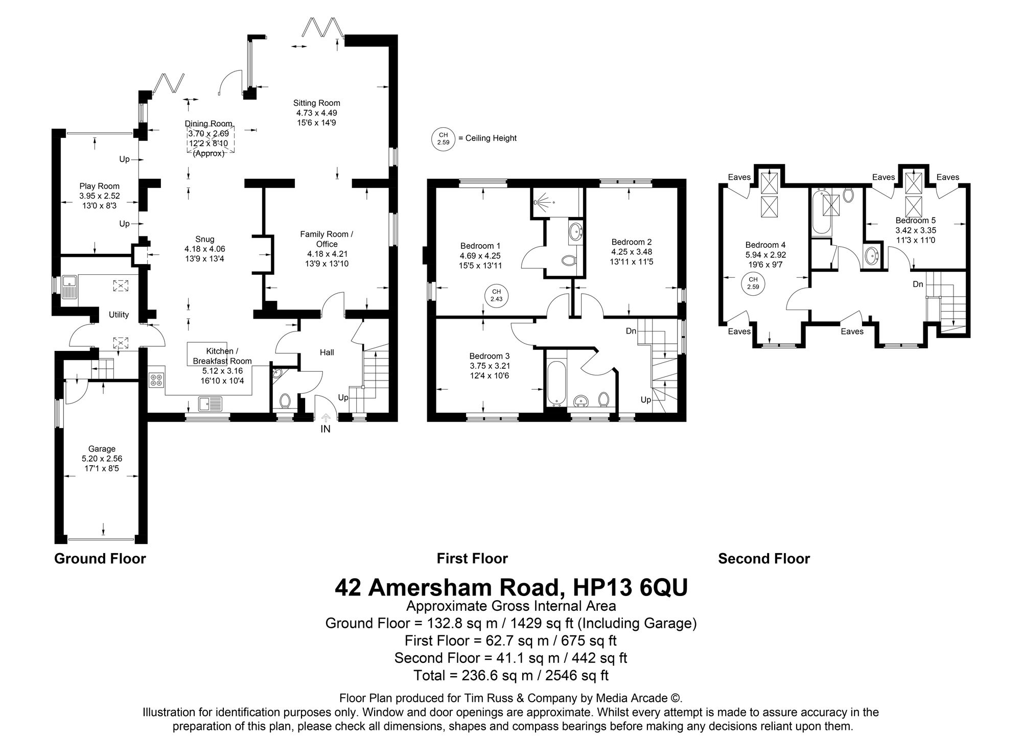 42 Amersham Road, High Wycombe floorplan