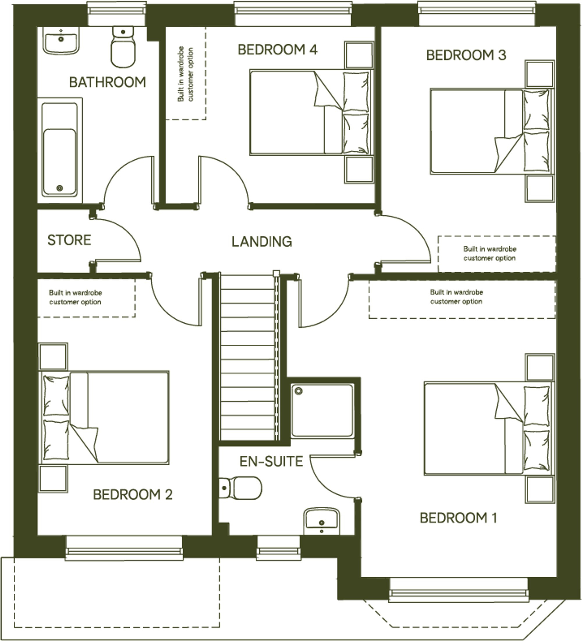 15 Dol Ywen, Wrexham floorplan