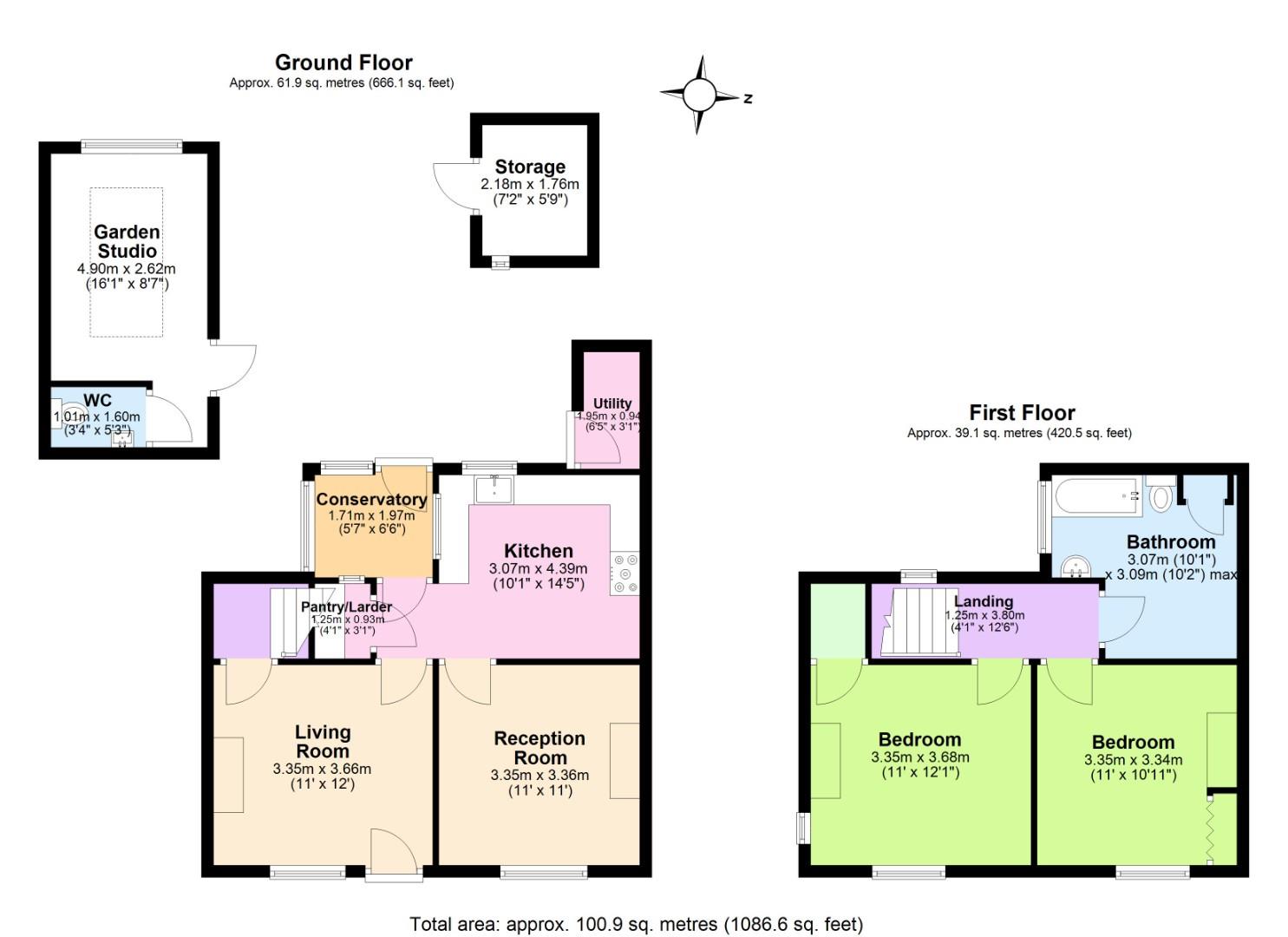 8, Main Street, Coalville floorplan