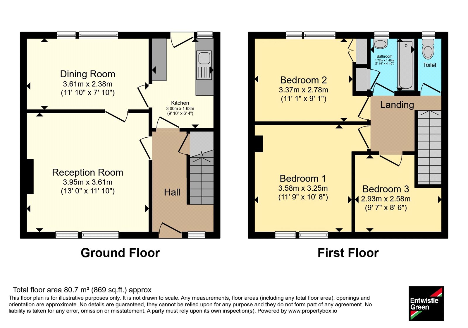 38, Luther Grove, Merseyside floorplan