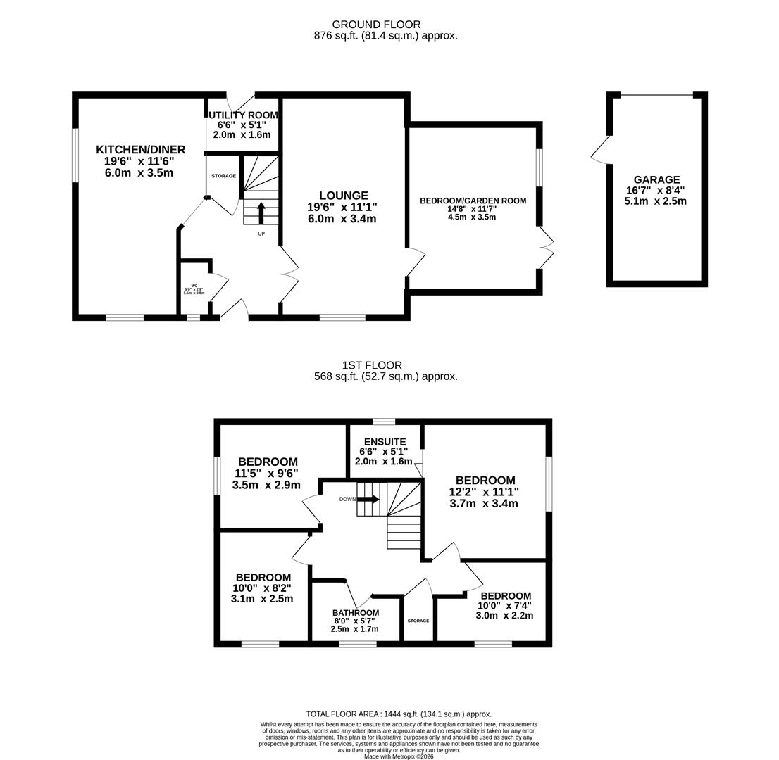 1, Hunts Field Drive, Corby floorplan