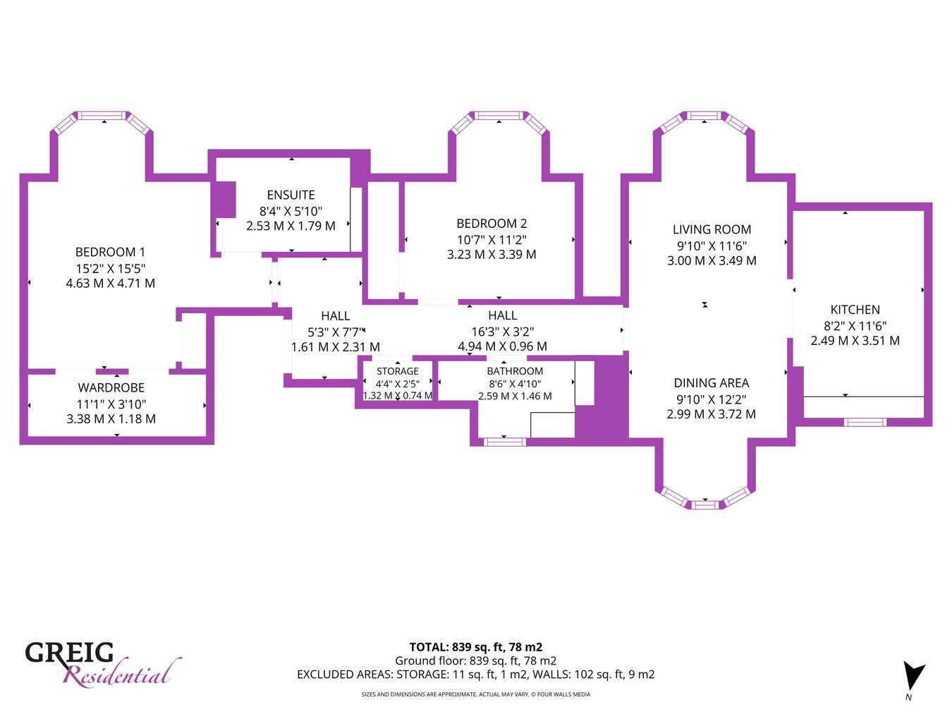 123e, Main Street, Newmilns floorplan