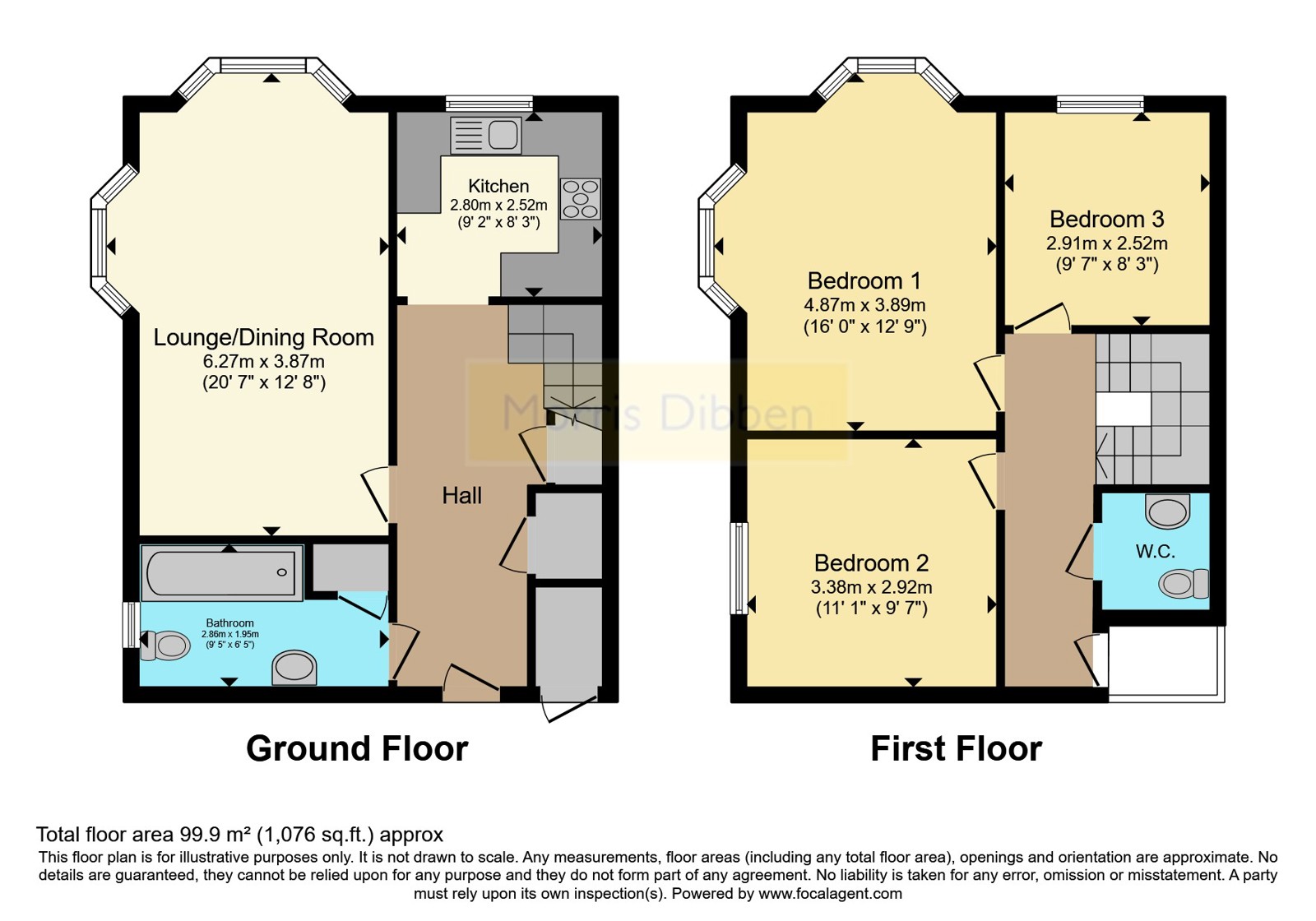 Flat 1, 1, Alhambra Road, Hampshire floorplan