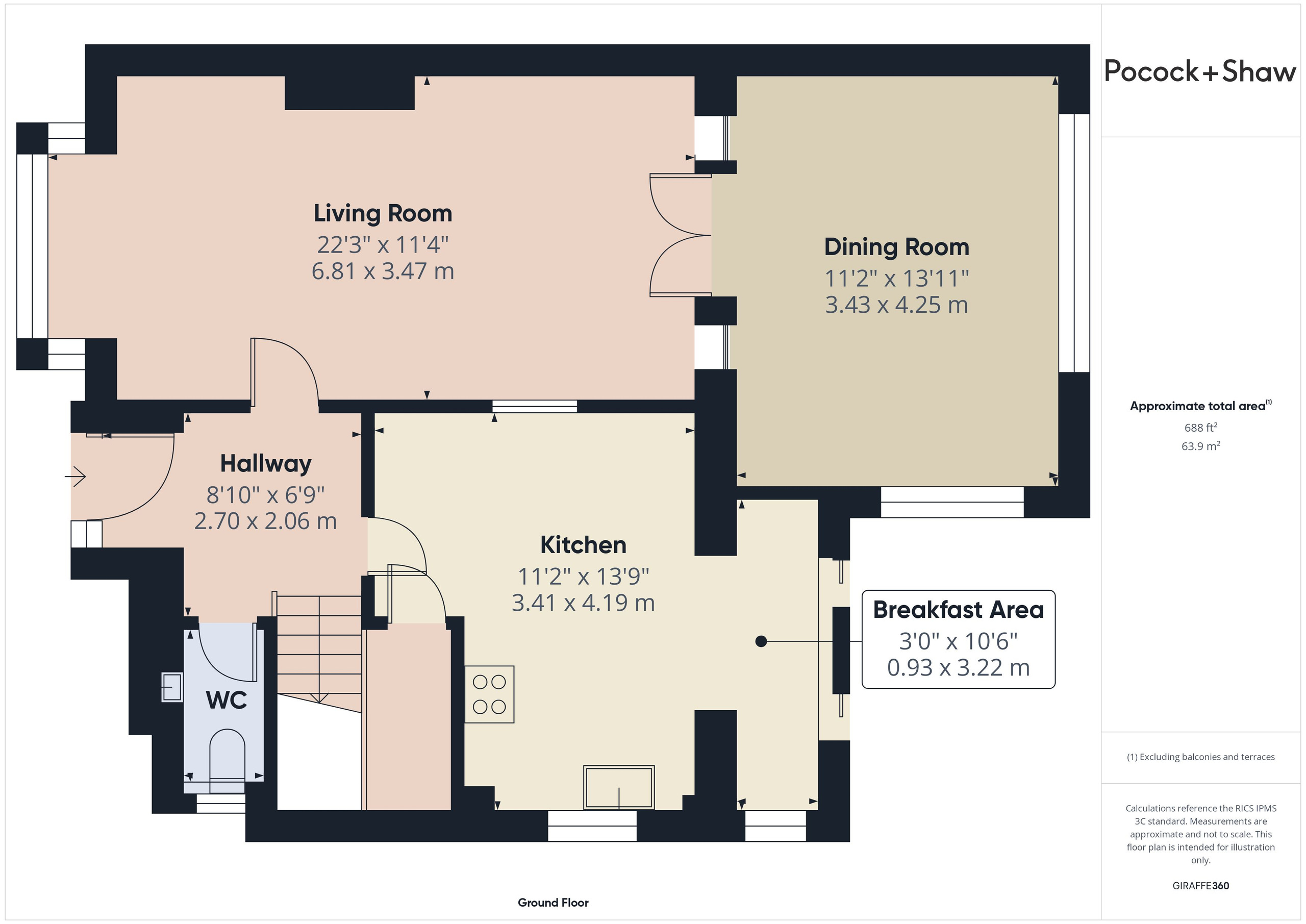 24 The Paddock, Cambridge floorplan