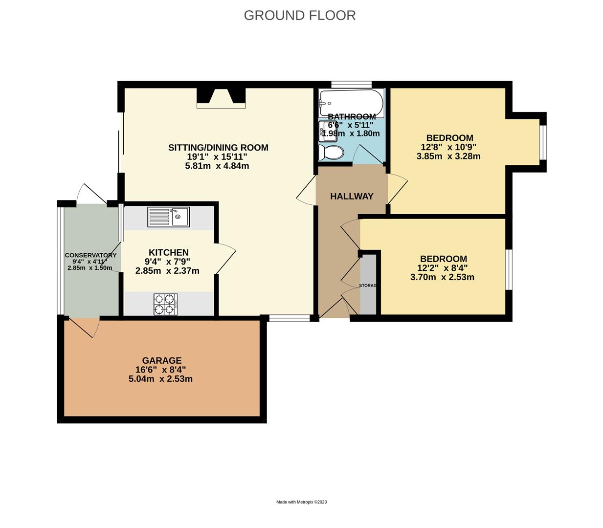 Spinners End Drive, Cradley Heath B64, 2 bedroom detached bungalow for