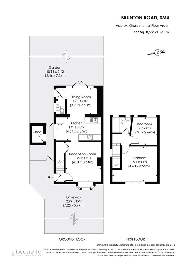 28, Bruton Road, Morden floorplan