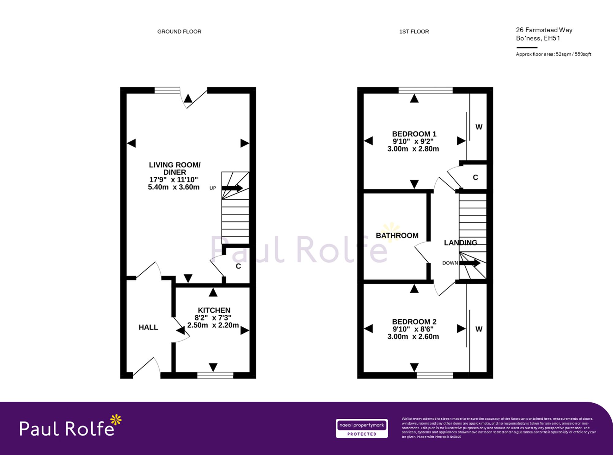 26 Farmstead Way, Bo'ness floorplan