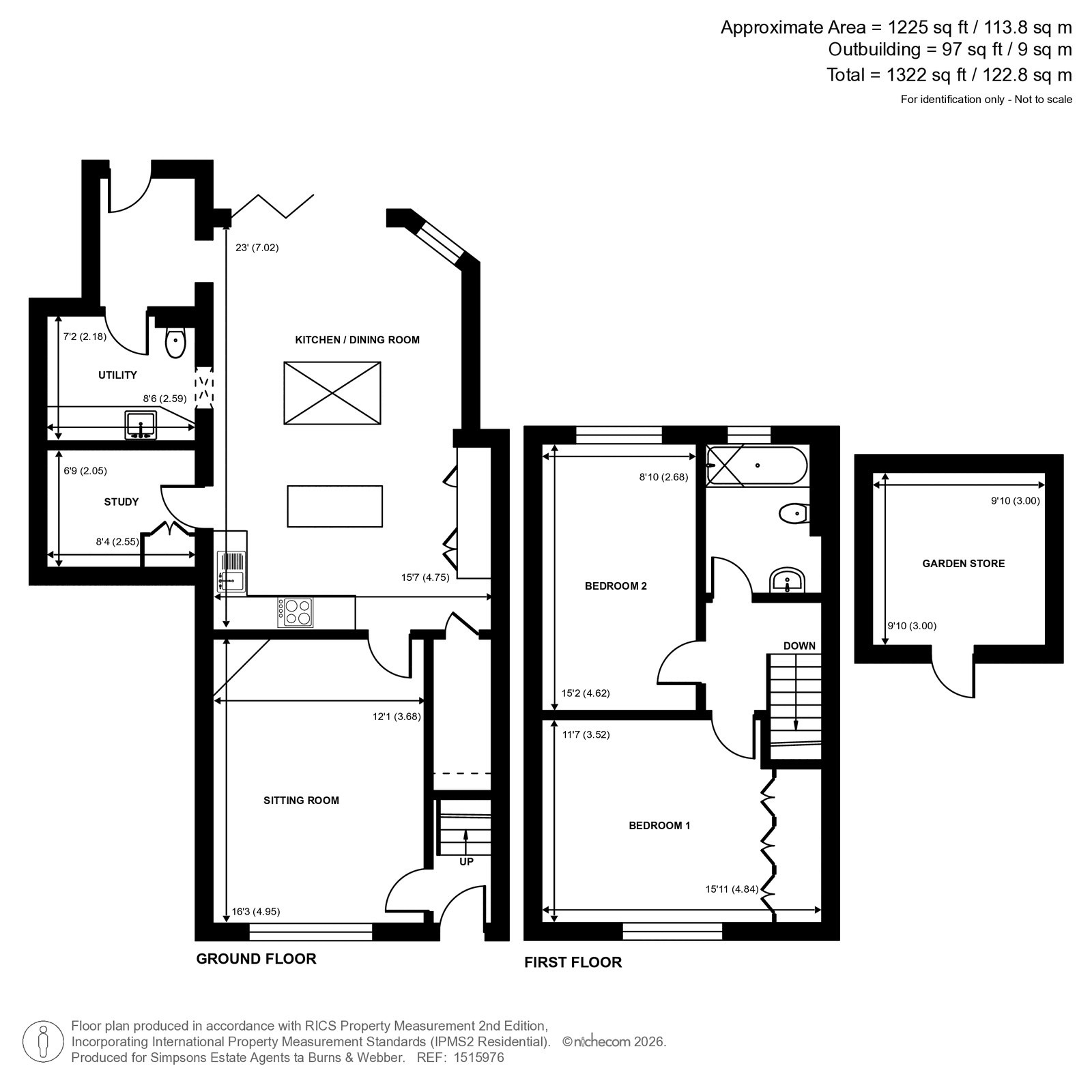 2 Old School,, Furzen Lane, Ellens Green floorplan